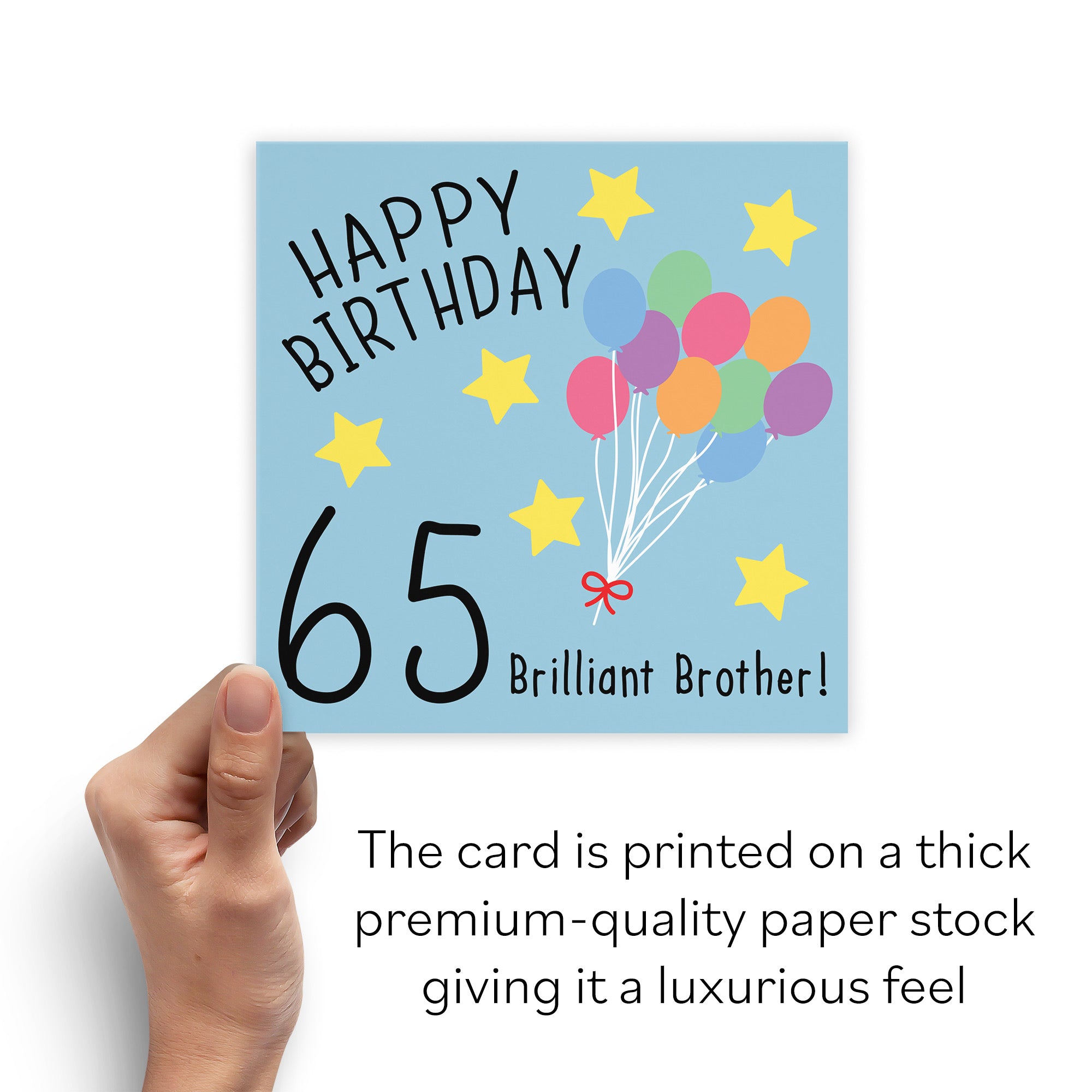 65th Brother Birthday Card Original - Default Title (B07T8TKN4Q)