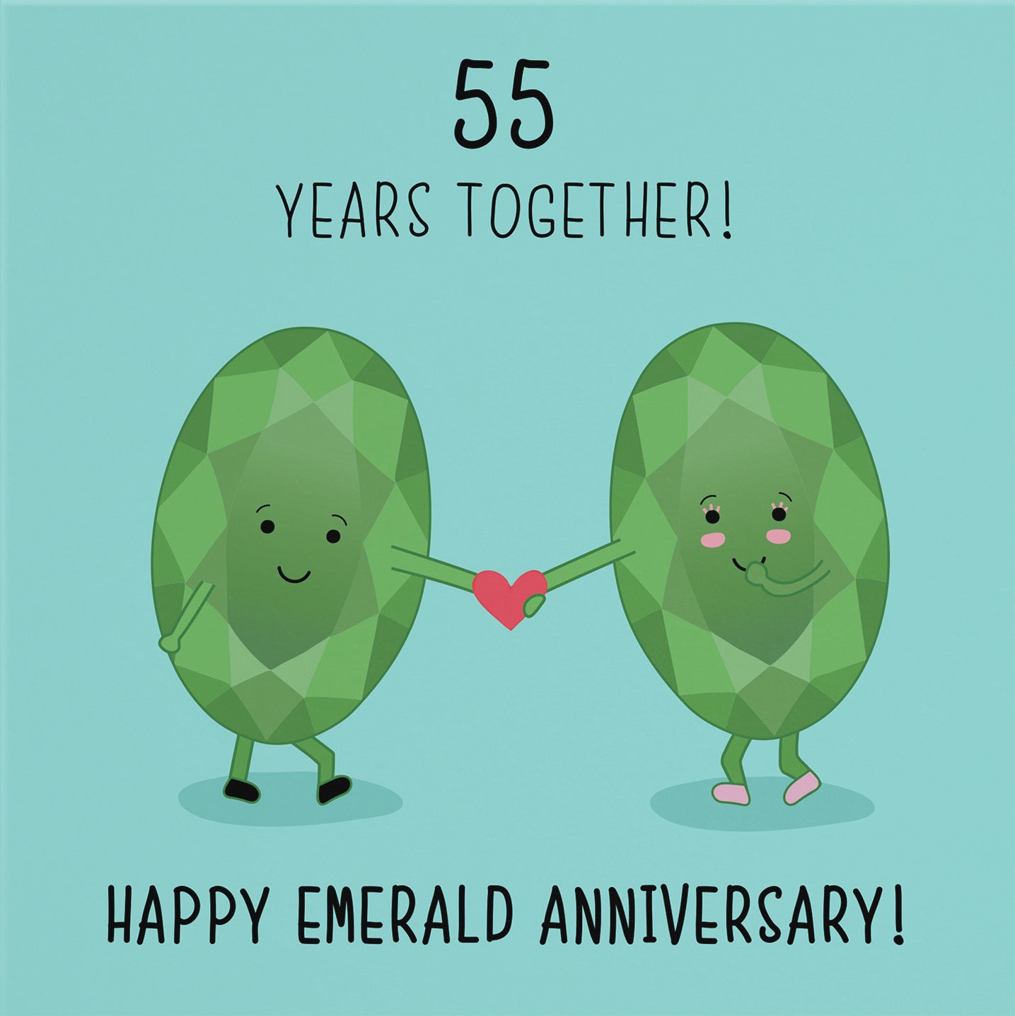 55th Anniversary Card Emerald Crystal Iconic - Default Title (B07V9Q8N57)