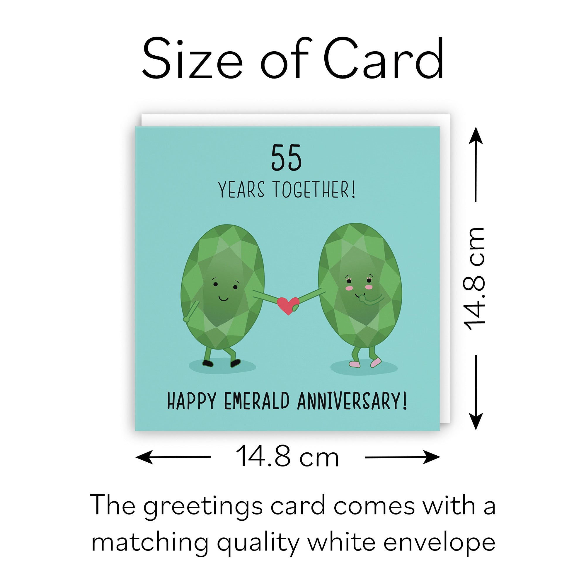 55th Anniversary Card Emerald Crystal Iconic - Default Title (B07V9Q8N57)