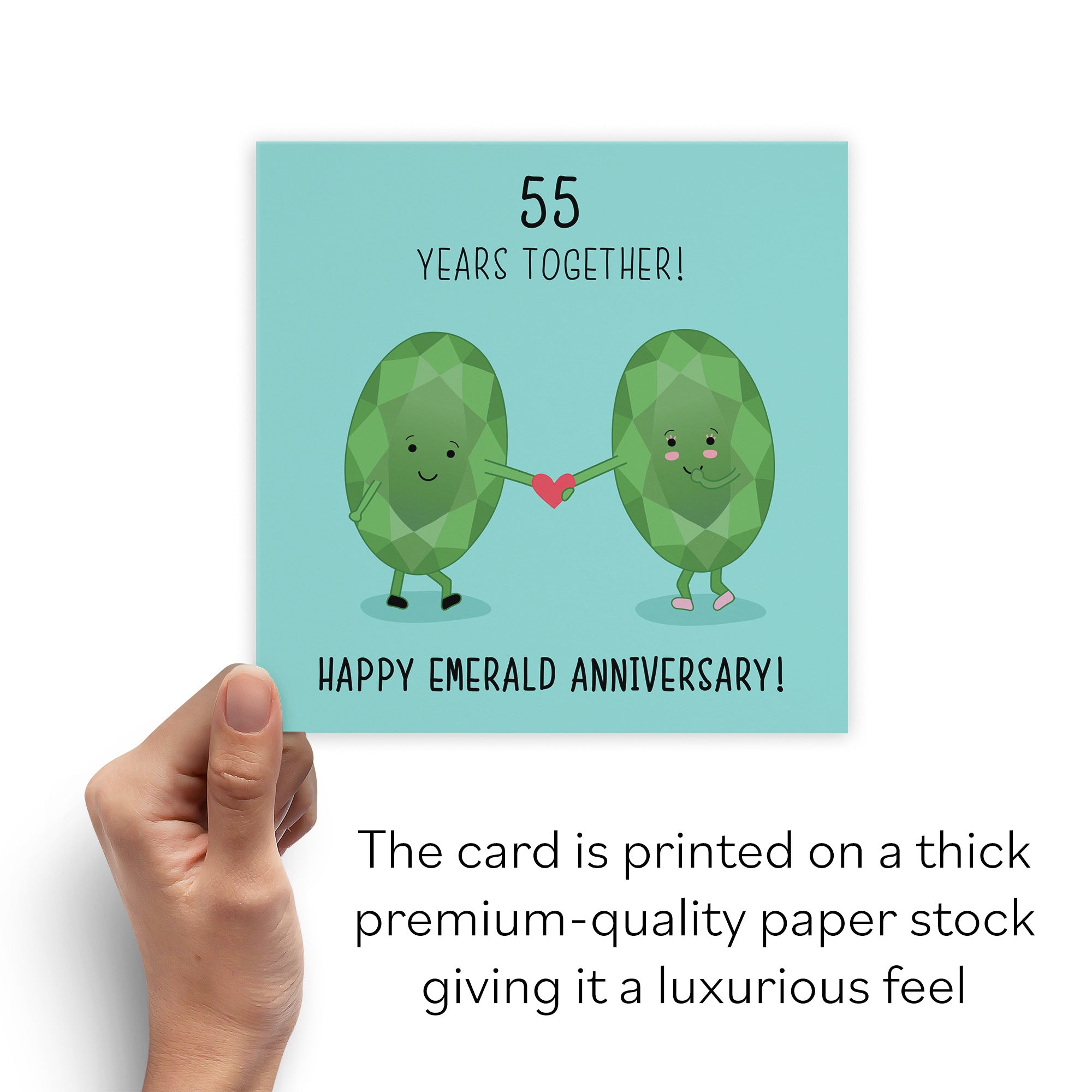 55th Anniversary Card Emerald Crystal Iconic - Default Title (B07V9Q8N57)