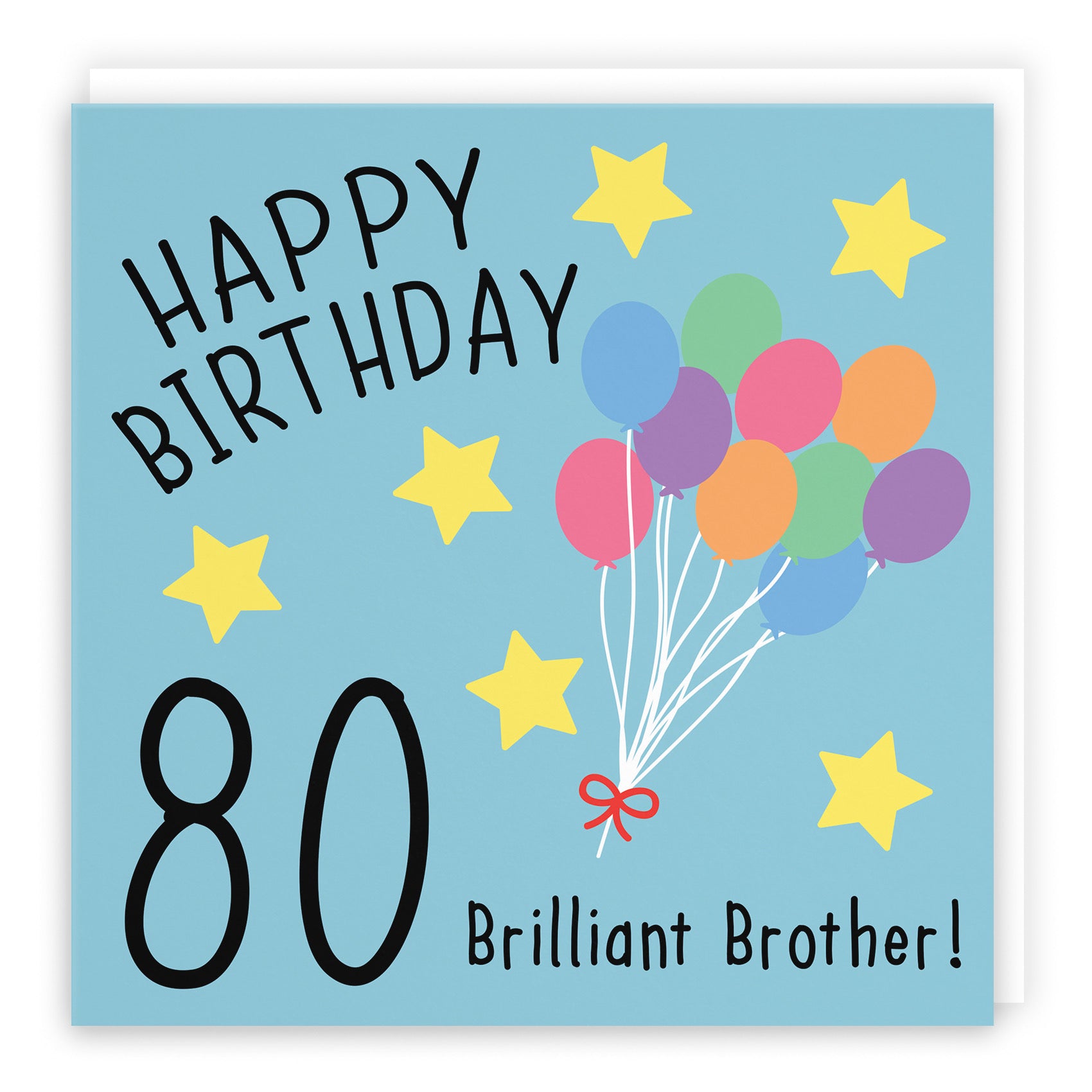 80th Brother Birthday Card Original - Default Title (B07VGP2Y41)