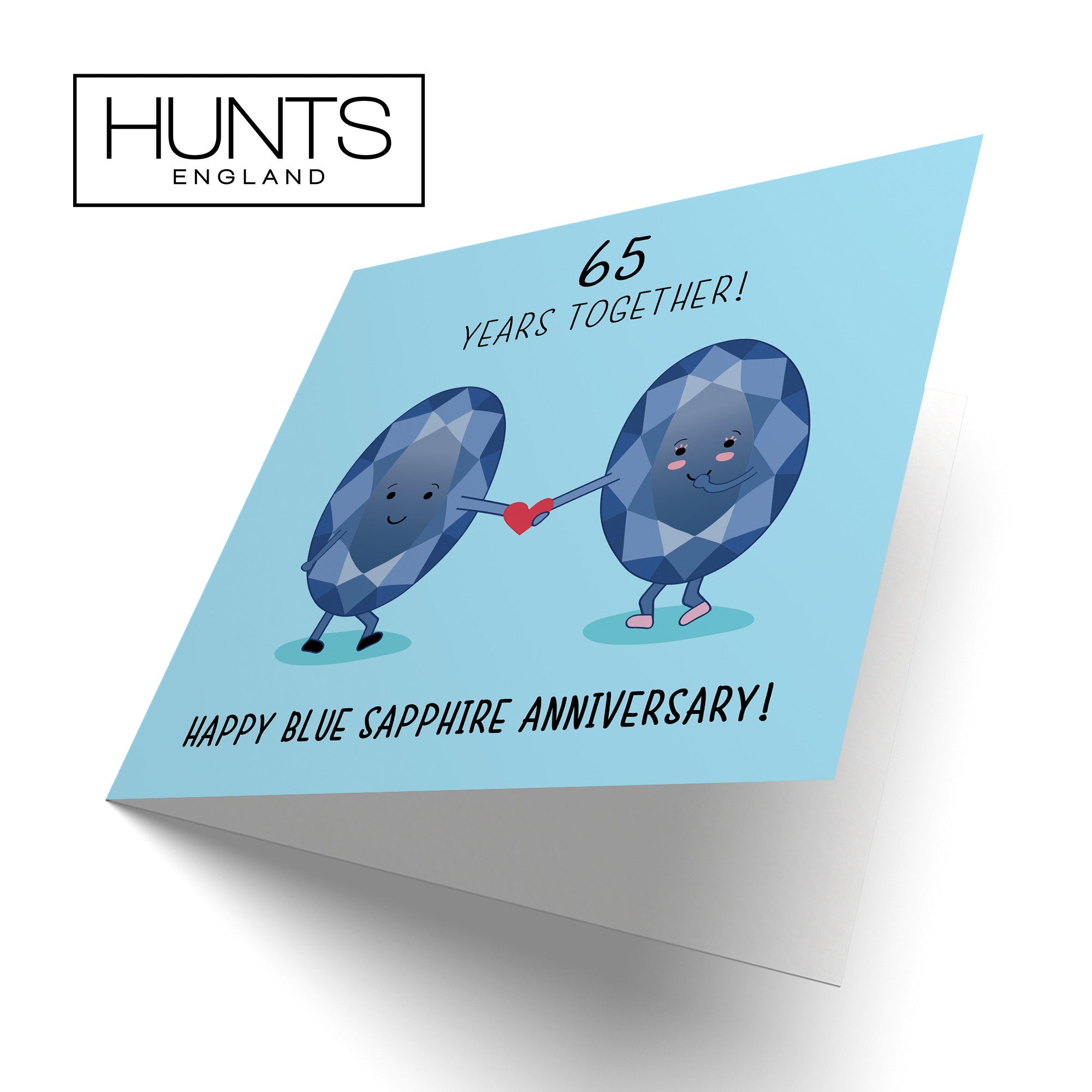 65th Blue Sapphire Anniversary Card Iconic - Default Title (B084NTMF1V)