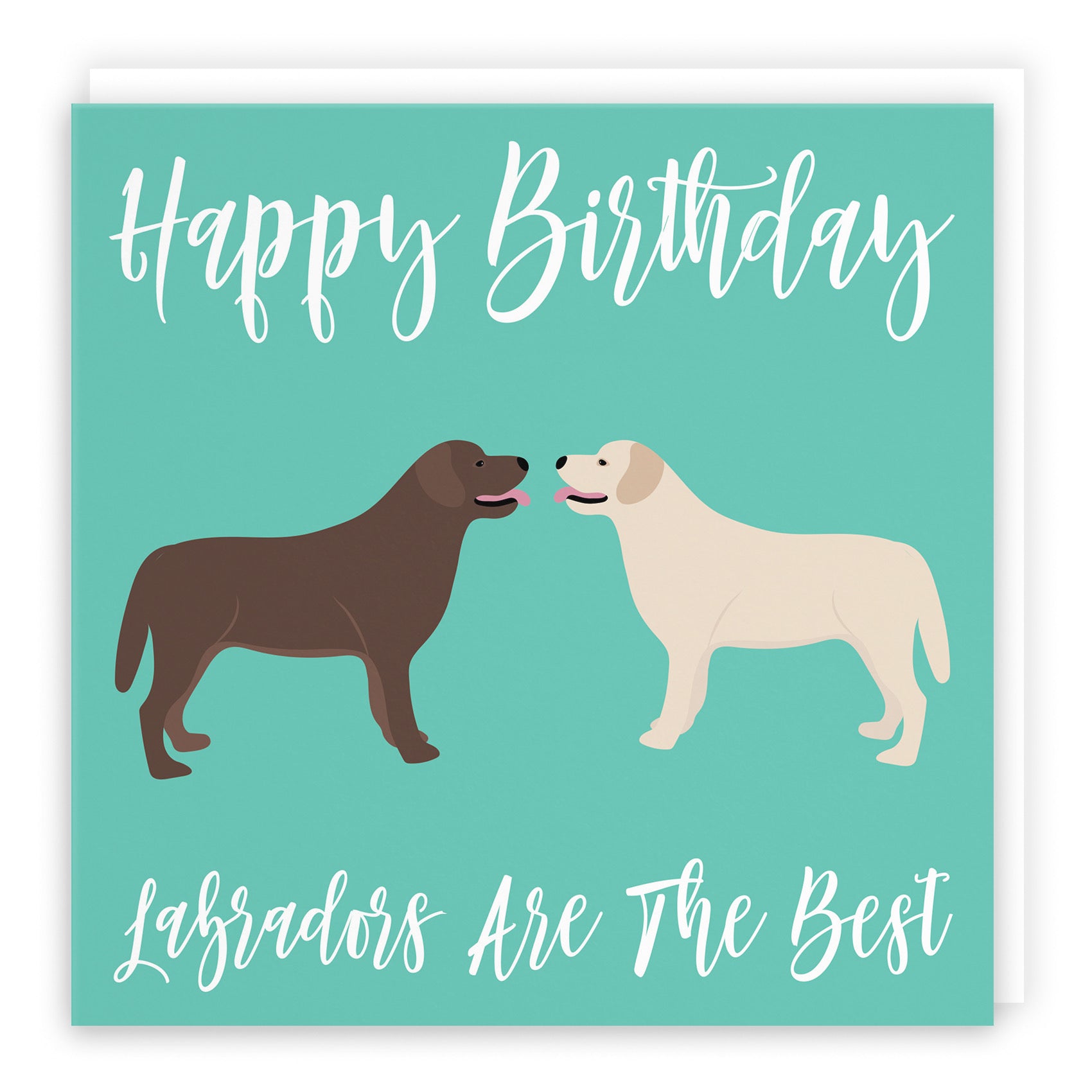 Labradors Dog Birthday Card Iconic - Default Title (B084NWHTXB)