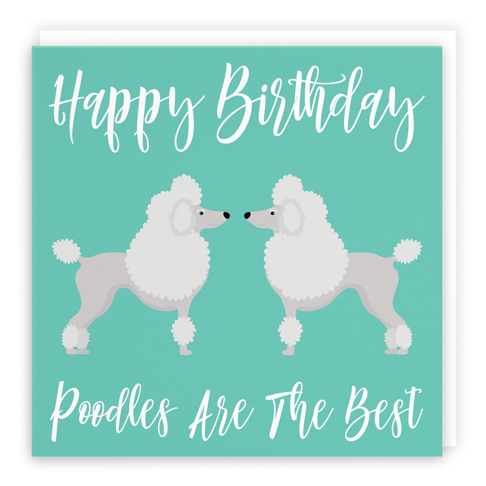 Poodle Dog Birthday Card Iconic - Default Title (B084NWSK1S)