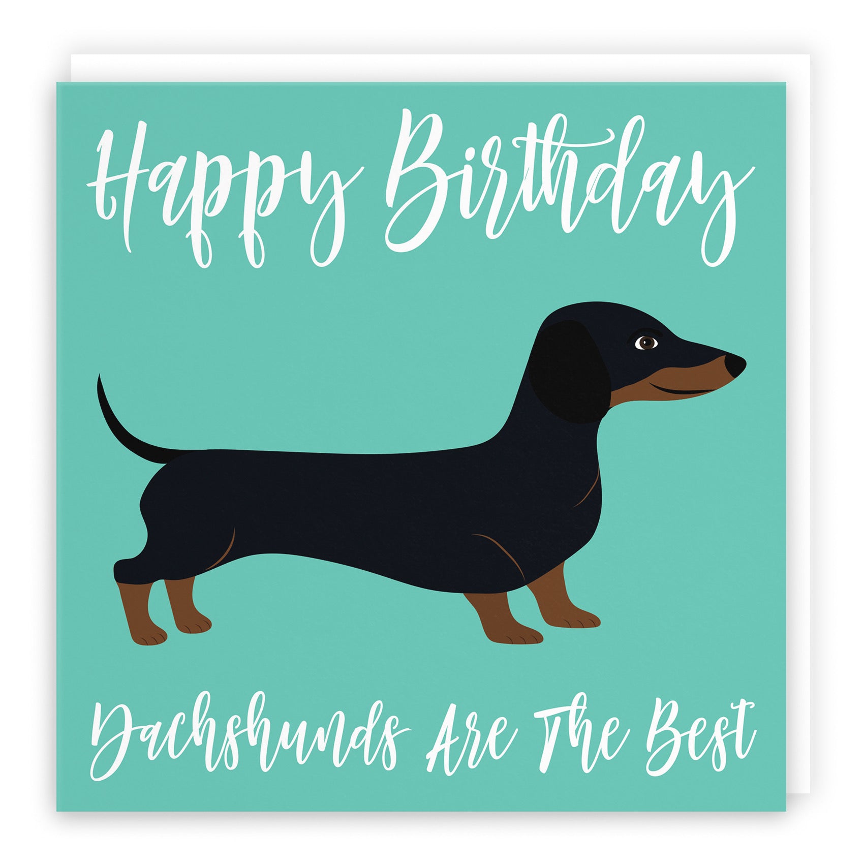 Dachshund Dog Birthday Card Iconic - Default Title (B084P8KLHH)