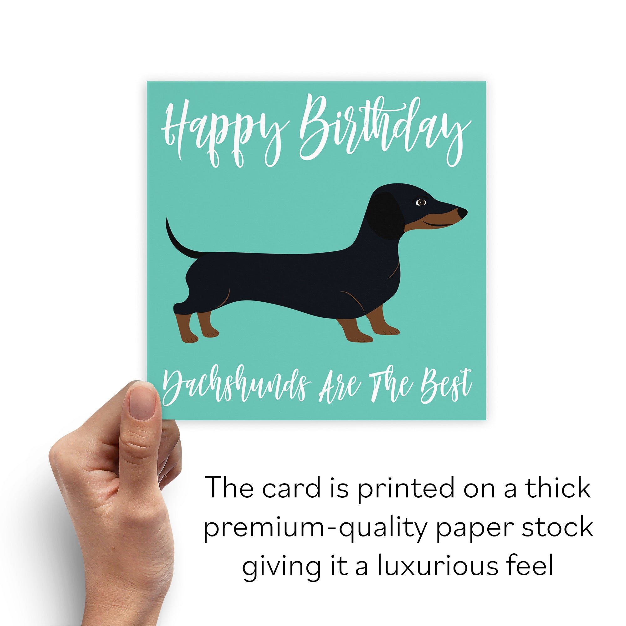 Dachshund Dog Birthday Card Iconic - Default Title (B084P8KLHH)