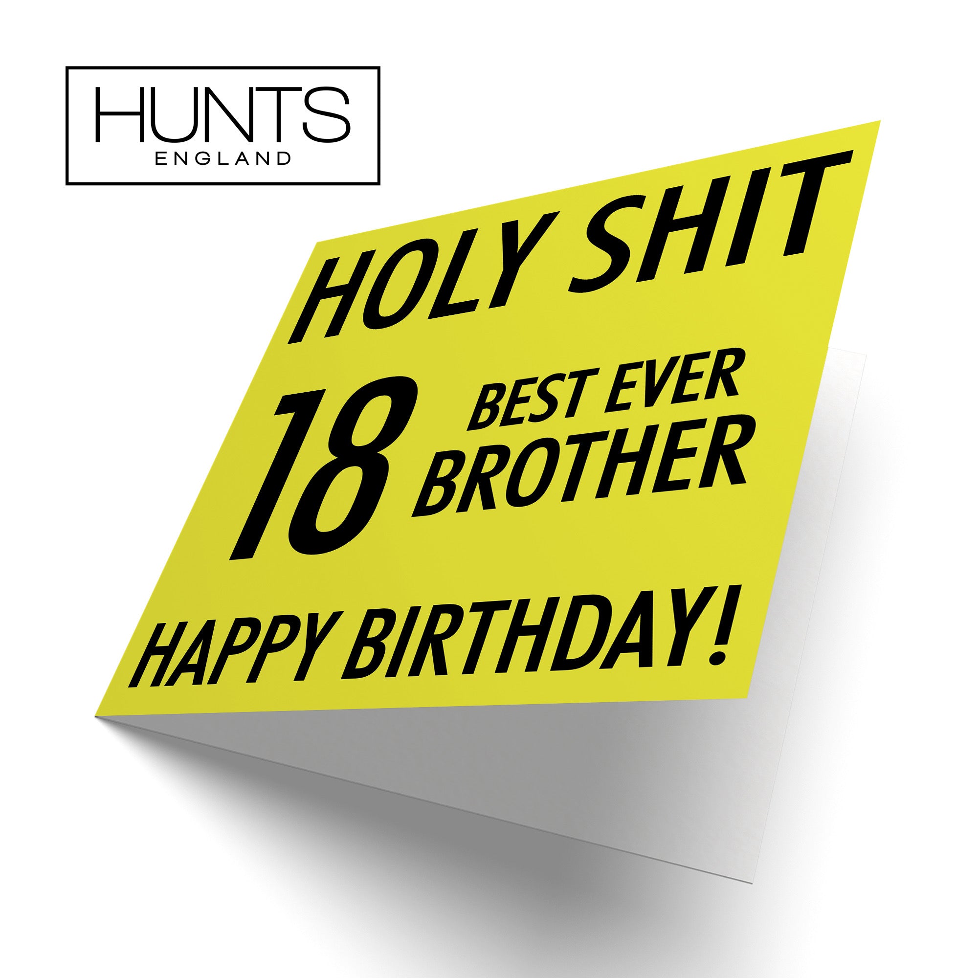 18th Brother Birthday Card Holy Shit - Default Title (B086PCT6XZ)