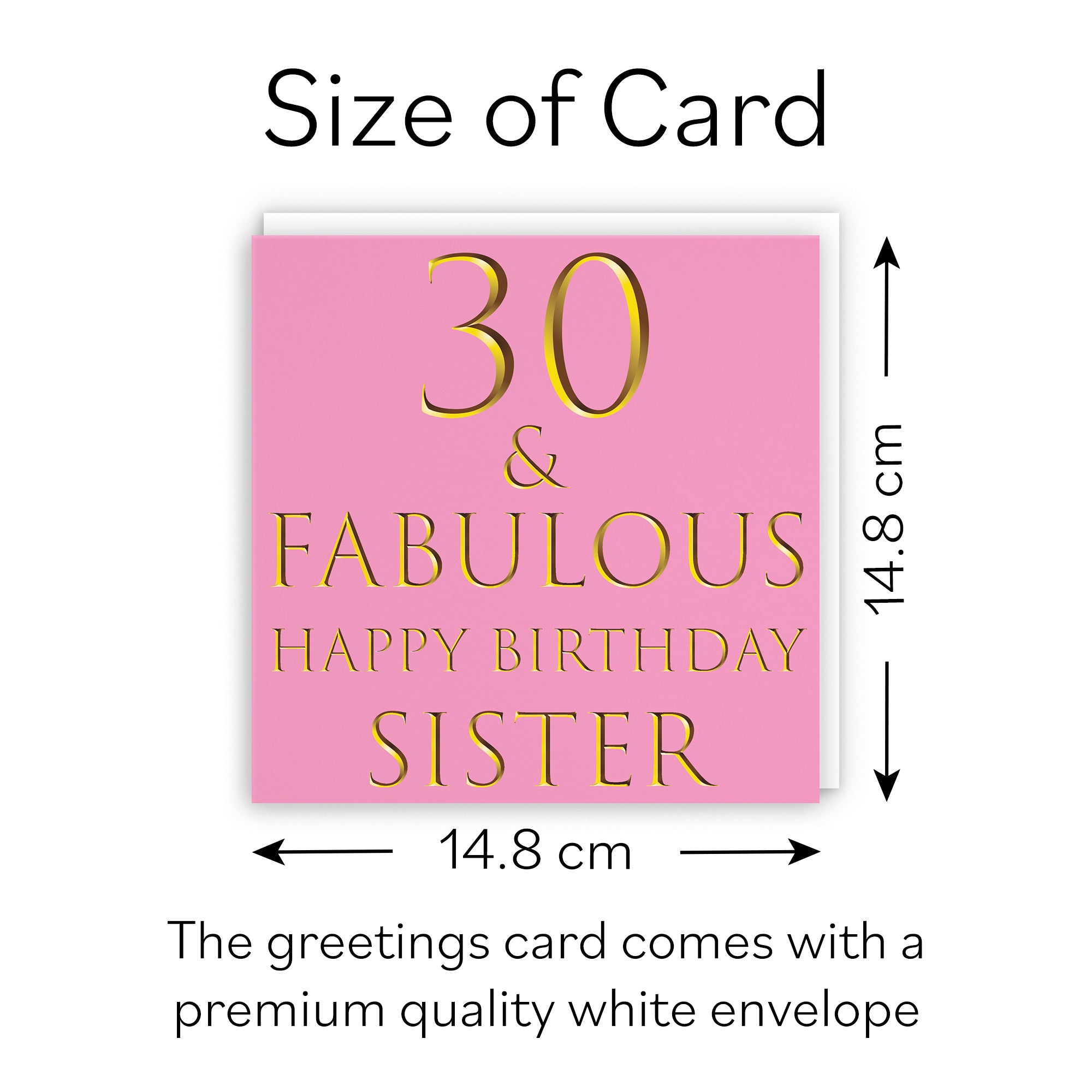 30th Sister Birthday Card Still Totally Fabulous - Default Title (B086Q1XPKM)