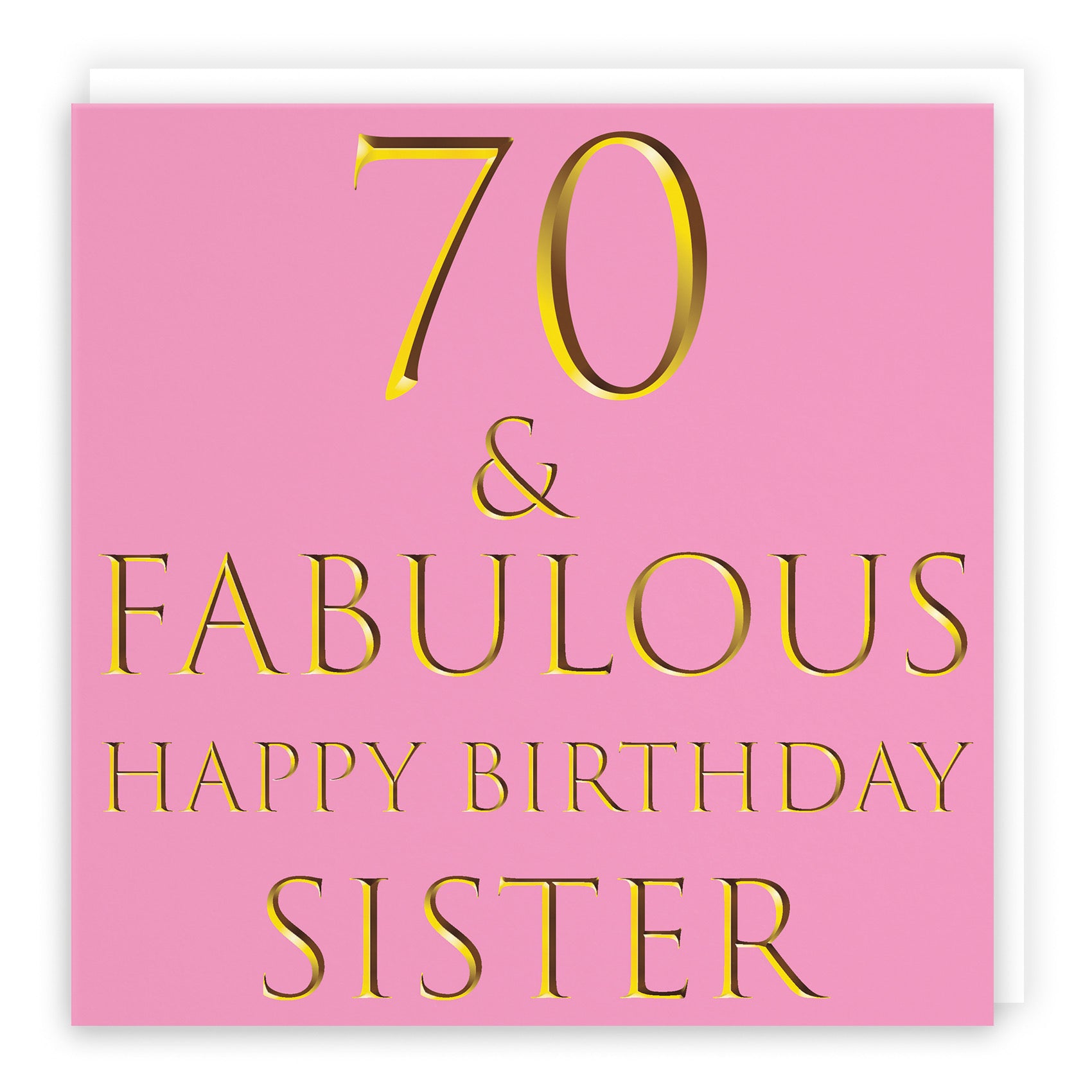 70th Sister Birthday Card Still Totally Fabulous - Default Title (B086Q2S6RM)