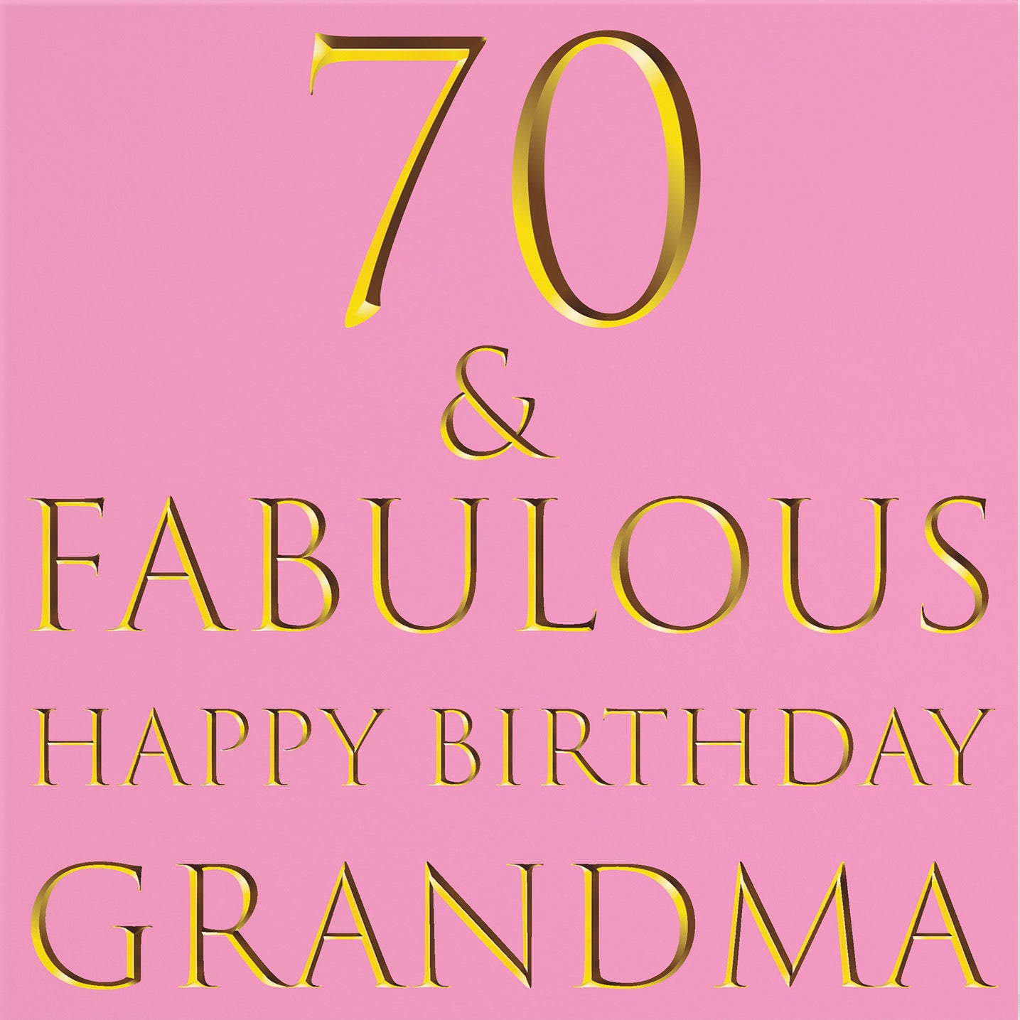 70th Grandma Birthday Card Still Totally Fabulous - Default Title (B086Q2TPPS)