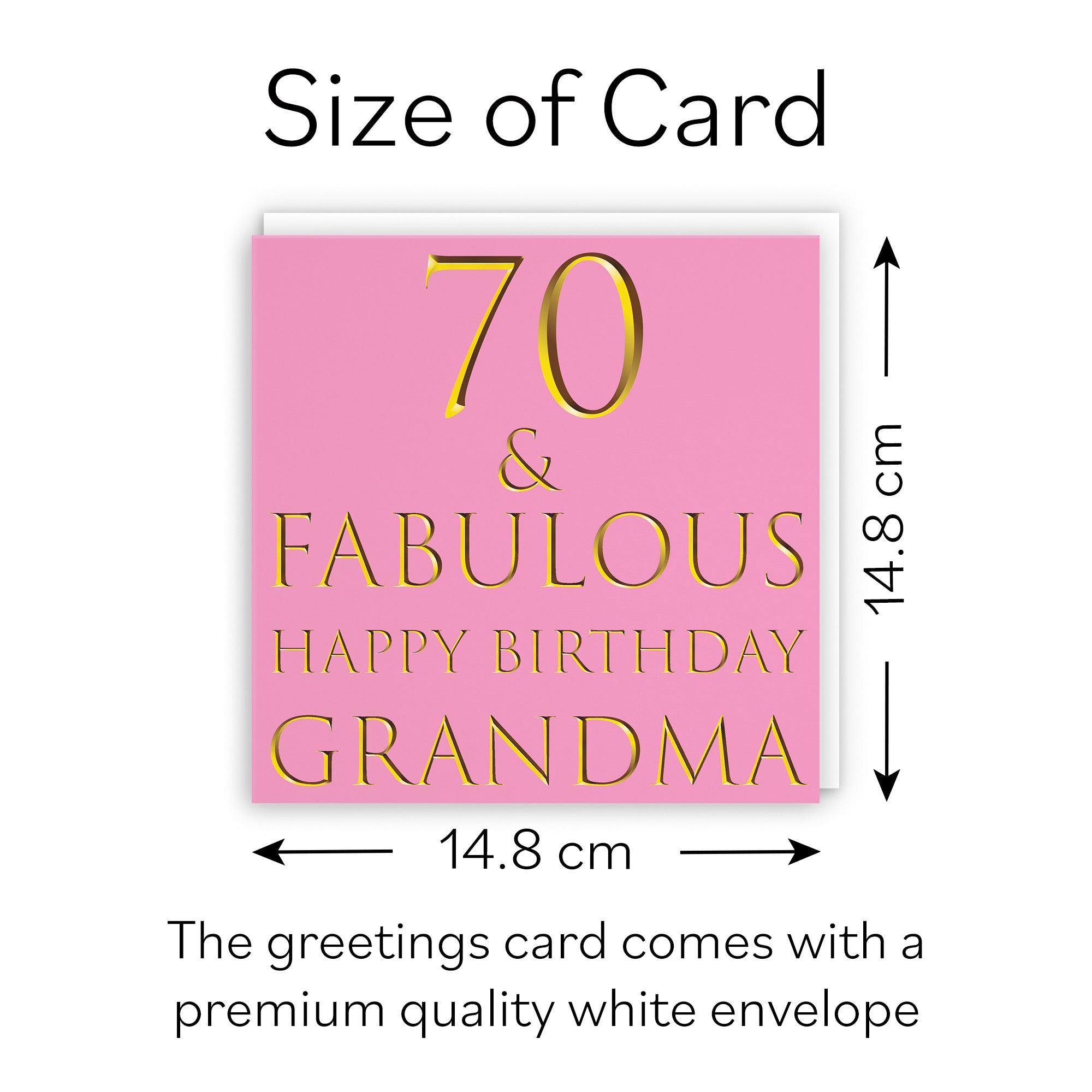 70th Grandma Birthday Card Still Totally Fabulous - Default Title (B086Q2TPPS)