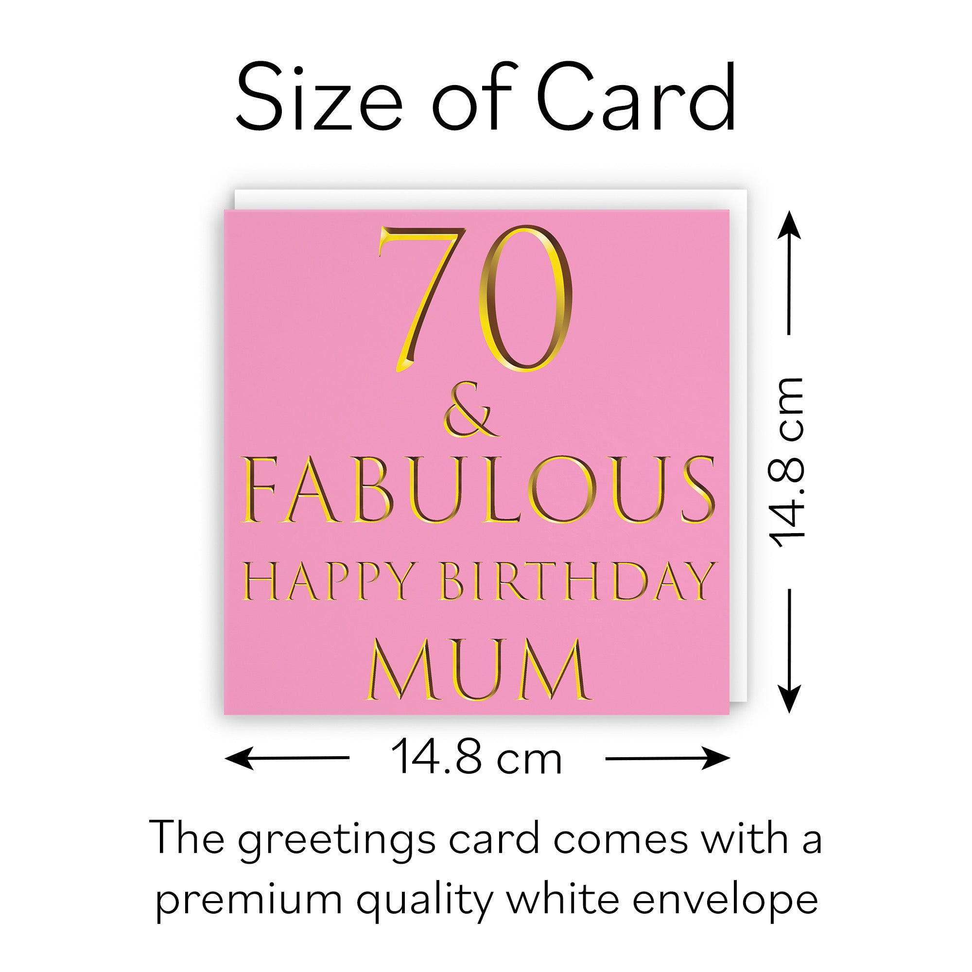 70th Mum Birthday Card Still Totally Fabulous - Default Title (B086Q2VVC6)