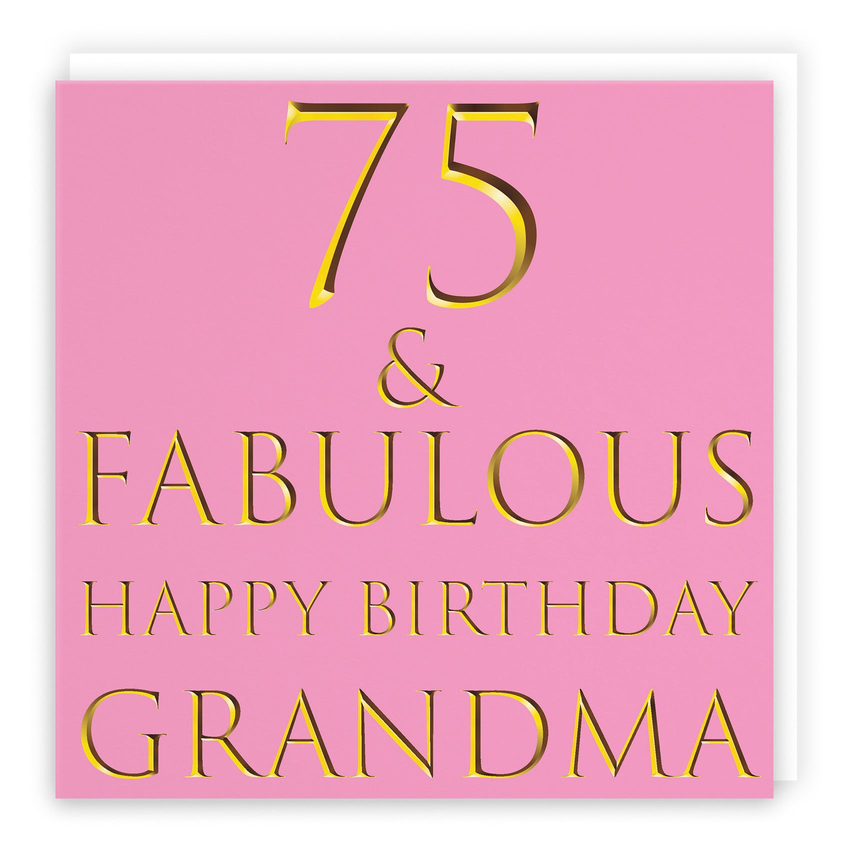 75th Grandma Birthday Card Still Totally Fabulous - Default Title (B086Q2XPHN)