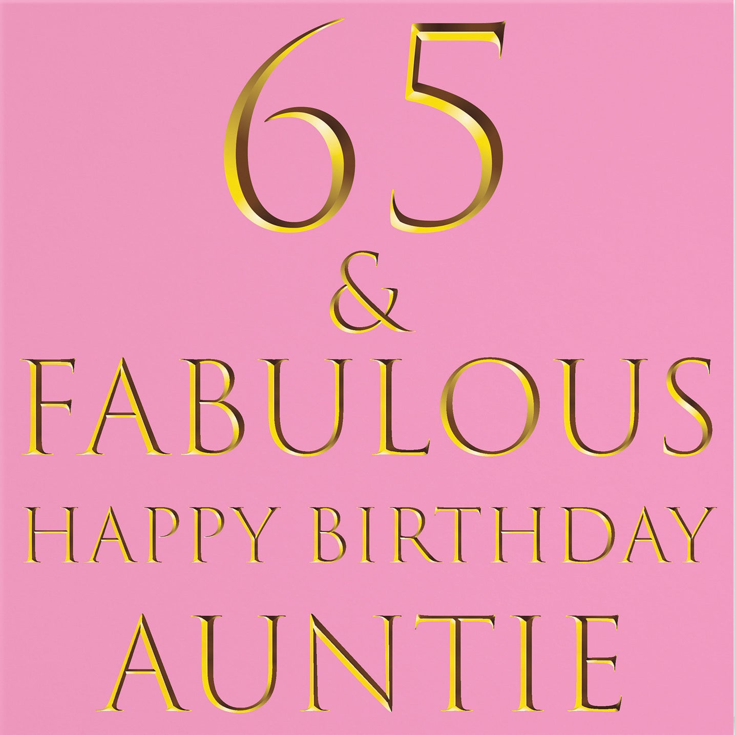 65th Auntie Birthday Card Still Totally Fabulous - Default Title (B086Q3C9ZD)