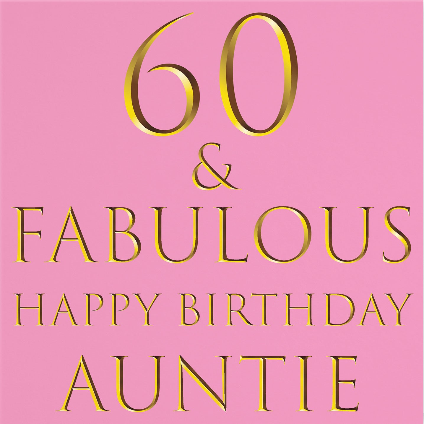 60th Auntie Birthday Card Still Totally Fabulous - Default Title (B086Q3KM5Q)