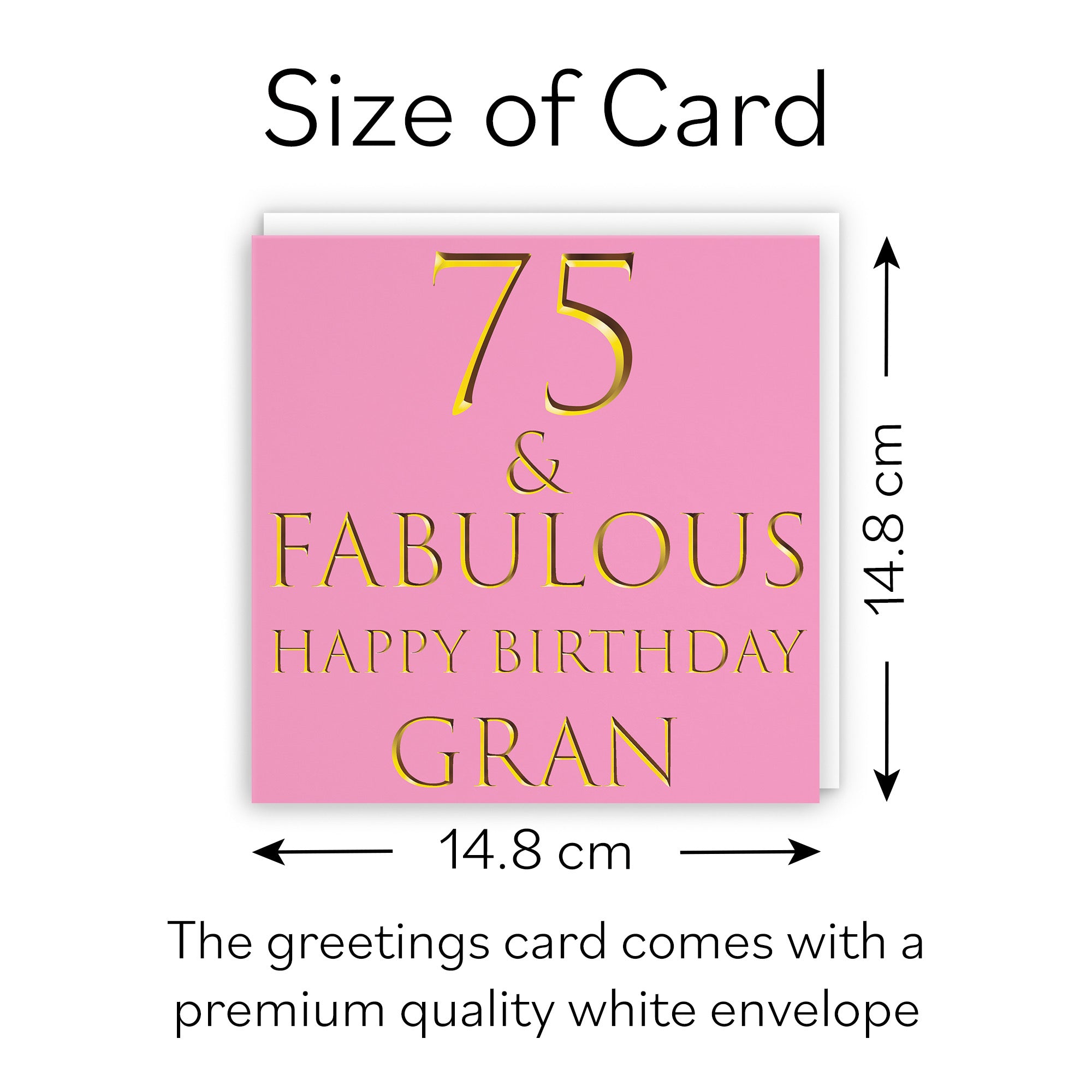 75th Gran Birthday Card Still Totally Fabulous - Default Title (B086Q3LK3S)