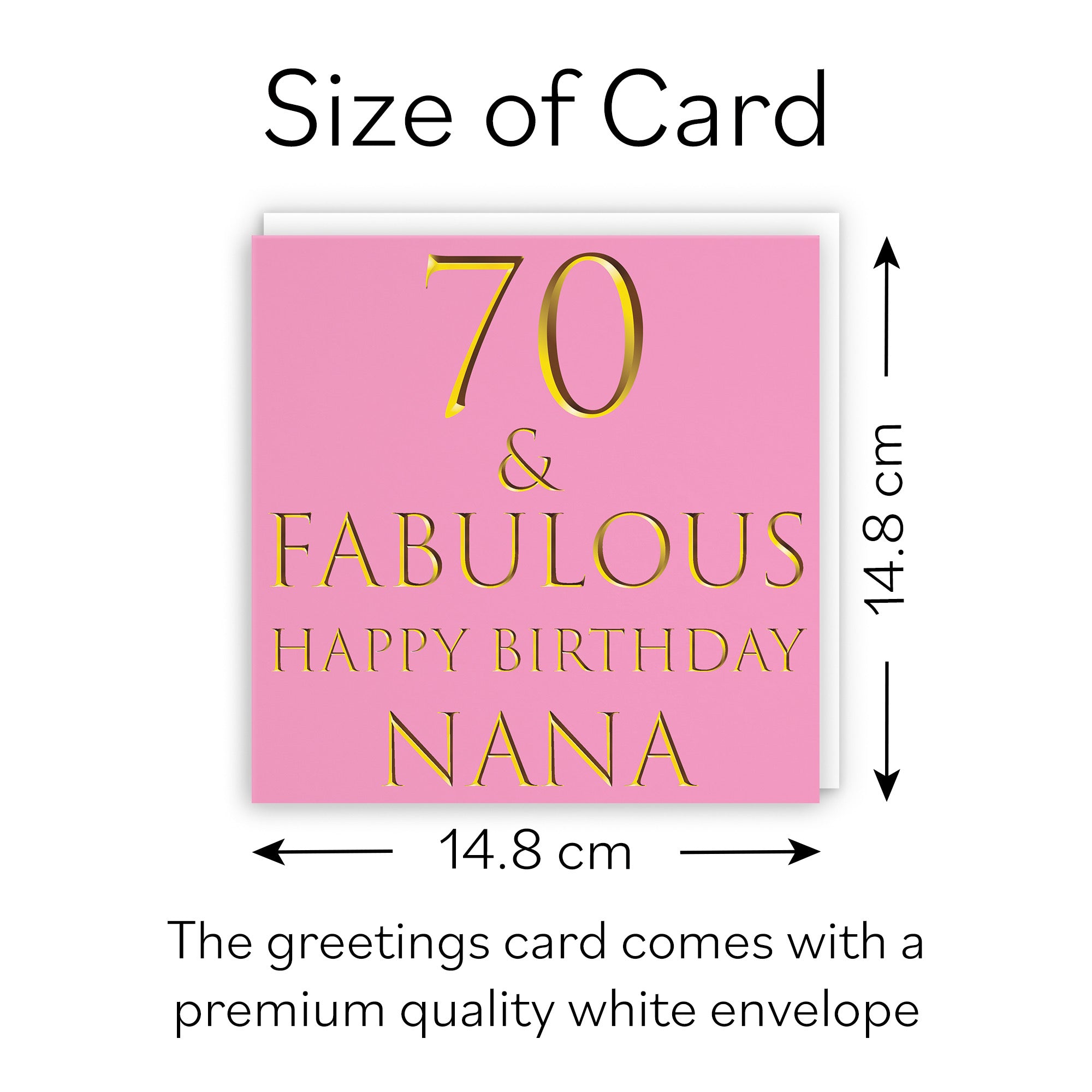 70th Nana Birthday Card Still Totally Fabulous - Default Title (B086Q3PCNN)