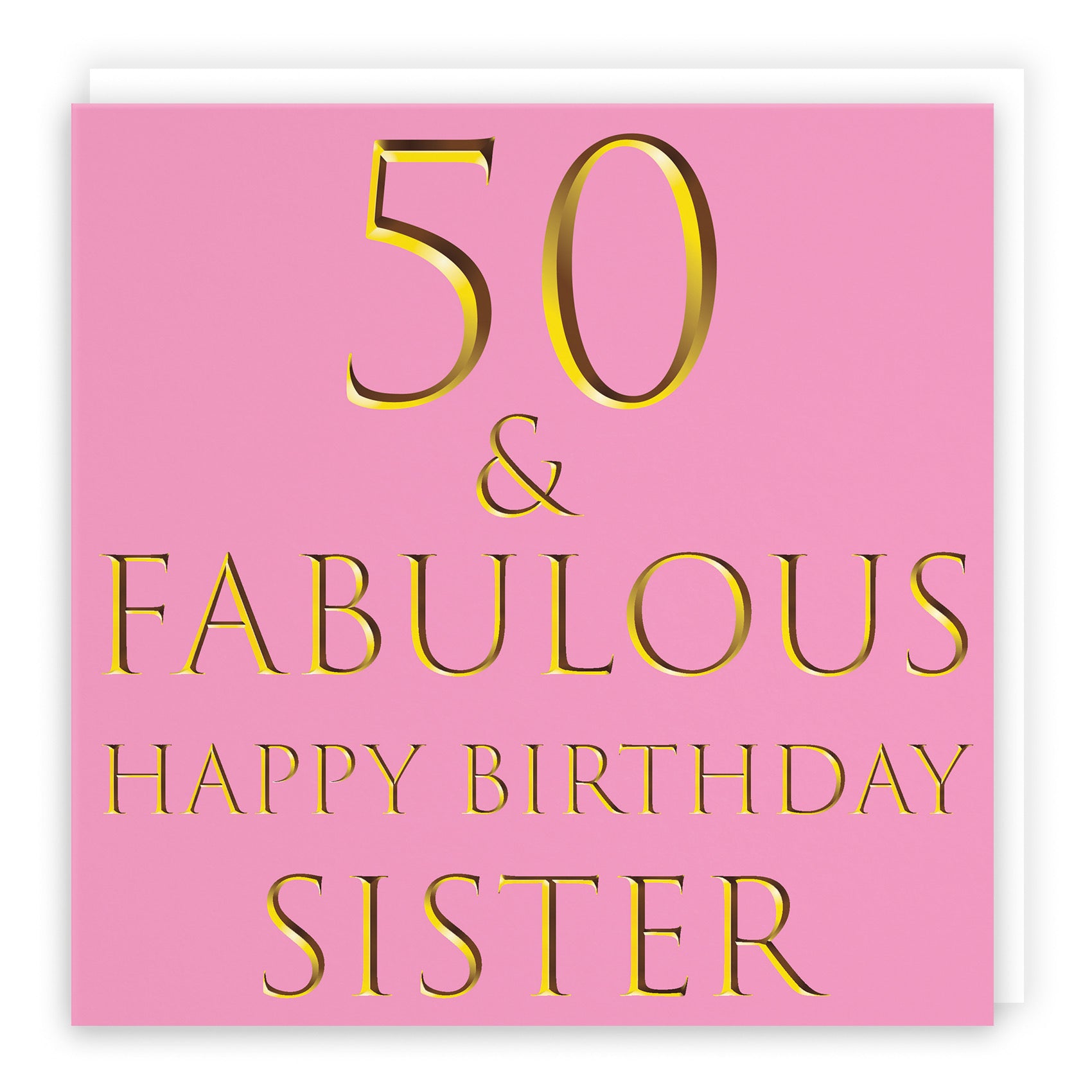 50th Sister Birthday Card Still Totally Fabulous - Default Title (B086Q3RSHQ)