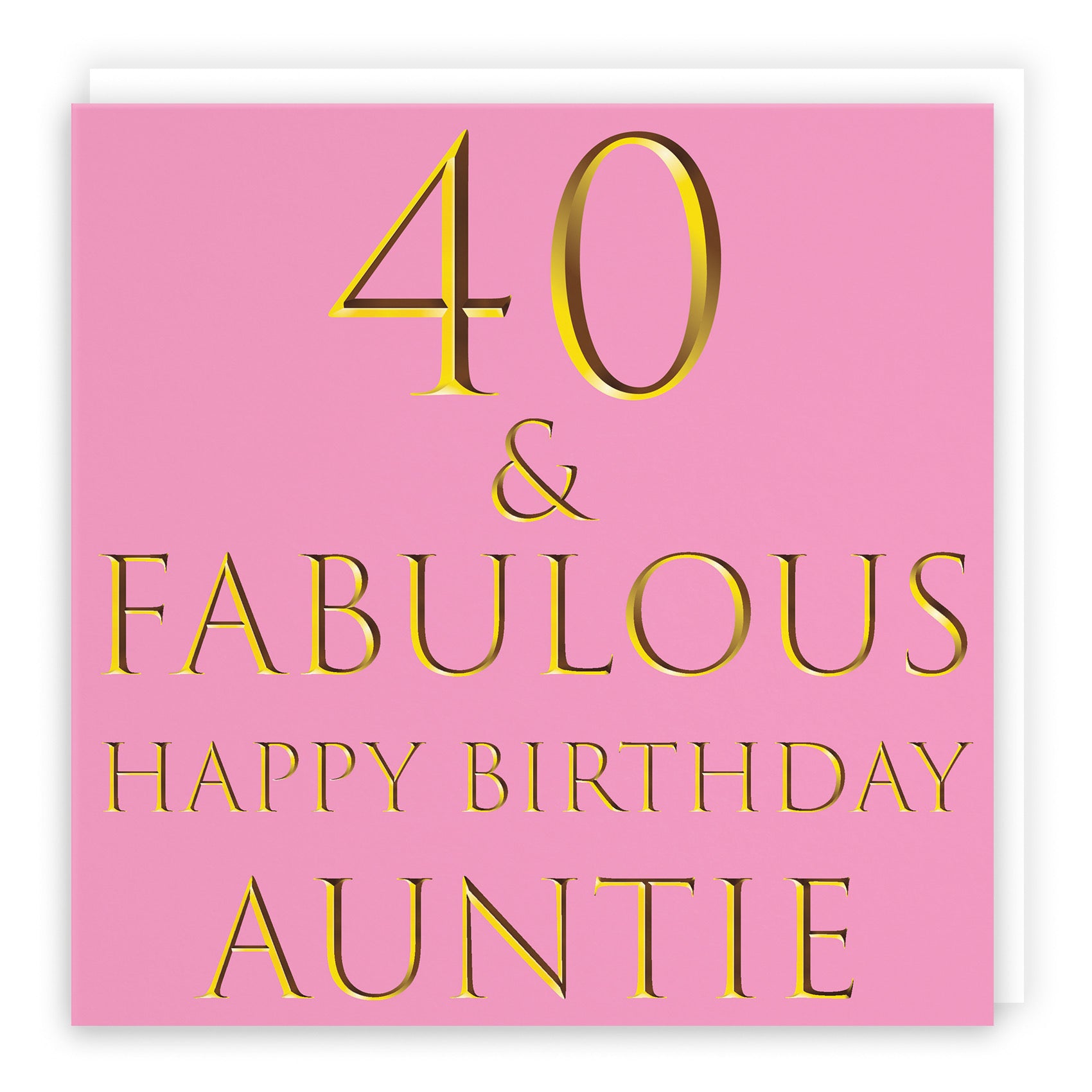 40th Auntie Birthday Card Still Totally Fabulous - Default Title (B086Q43CRX)