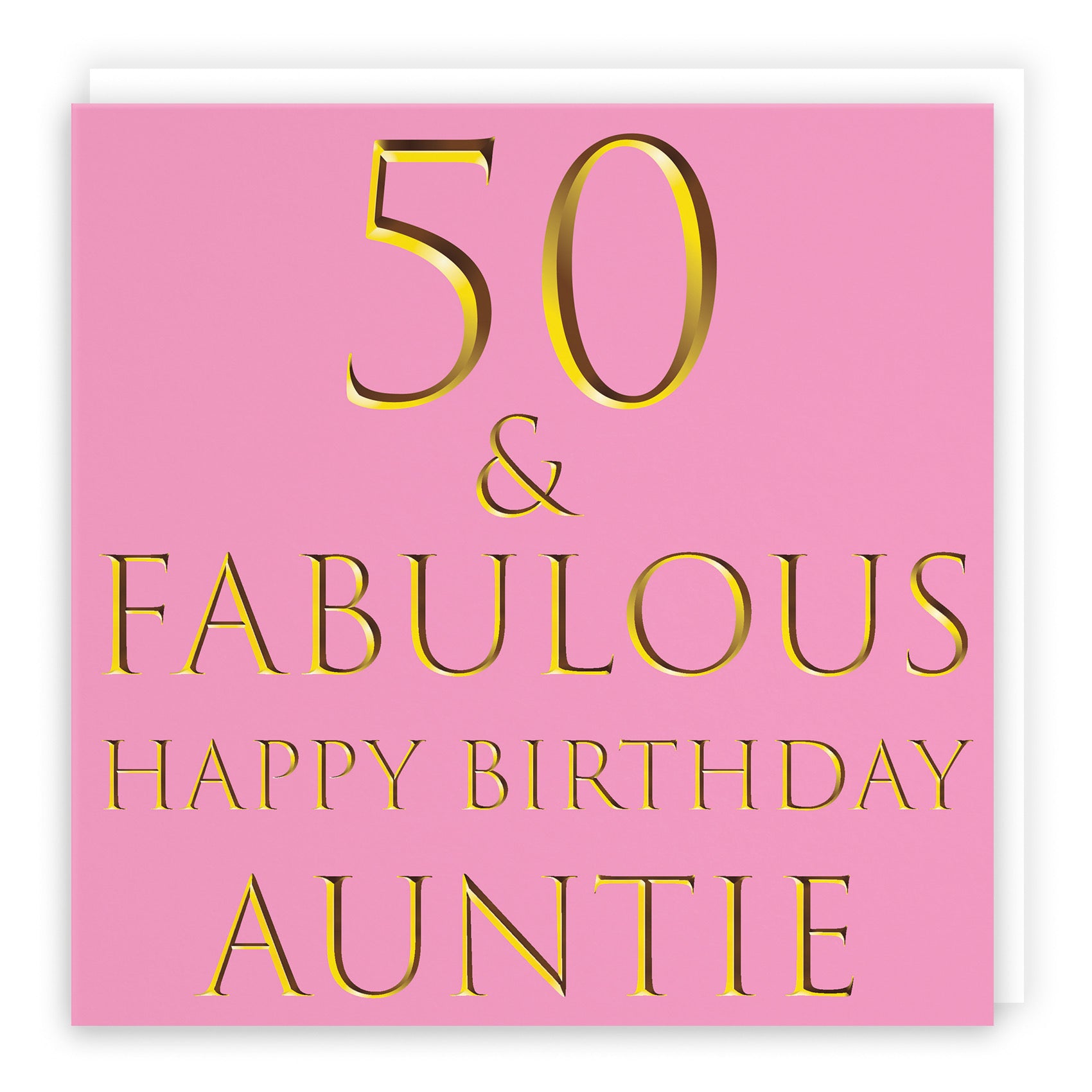 50th Auntie Birthday Card Still Totally Fabulous - Default Title (B086Q48TFD)