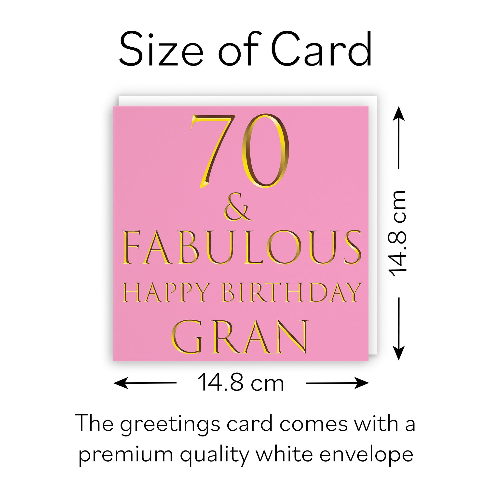 70th Gran Birthday Card Still Totally Fabulous - Default Title (B086Q4MBMY)