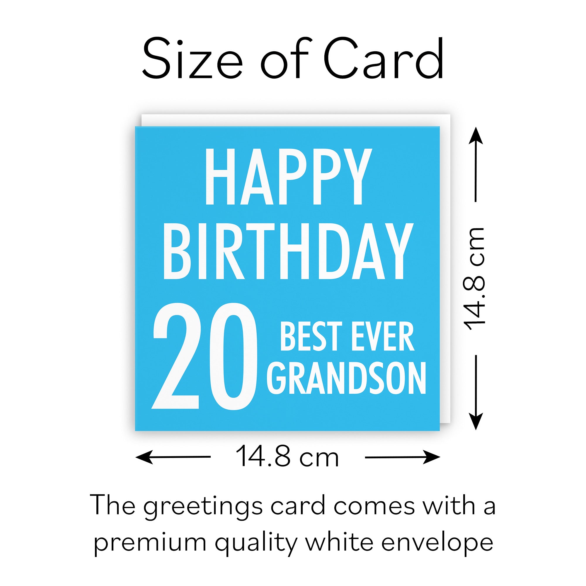 20th Grandson Birthday Card Urban Colour - Default Title (B088CQQMLV)