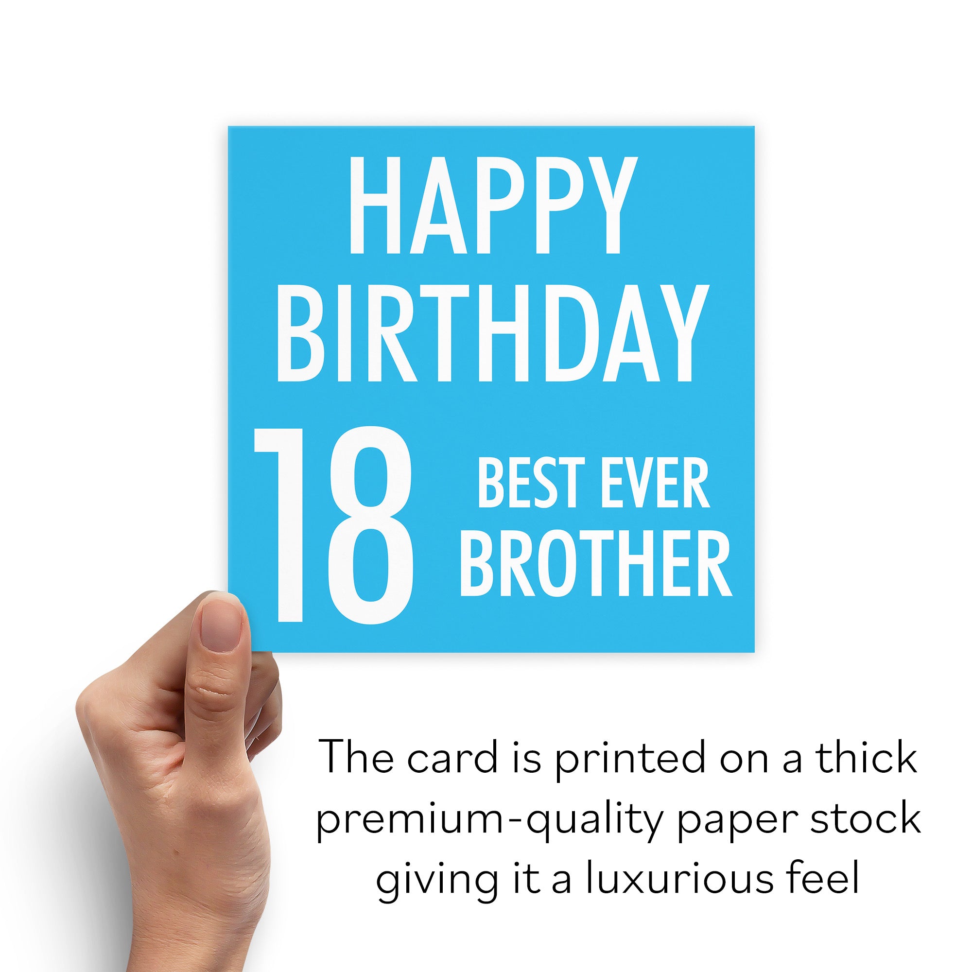 18th Brother Birthday Card Urban Colour - Default Title (B088CWZN61)