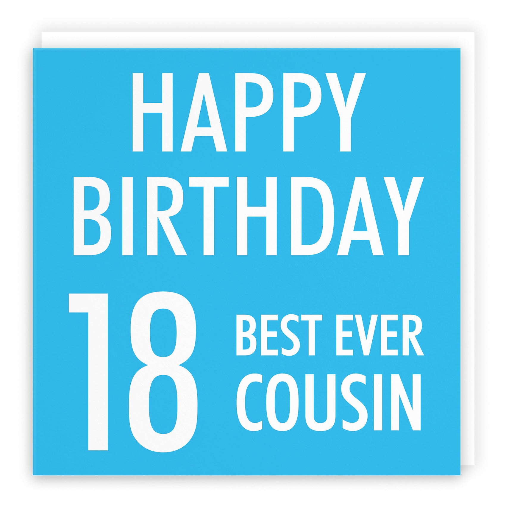 18th Cousin Male Birthday Card Urban Colour - Default Title (B088D9YRYG)