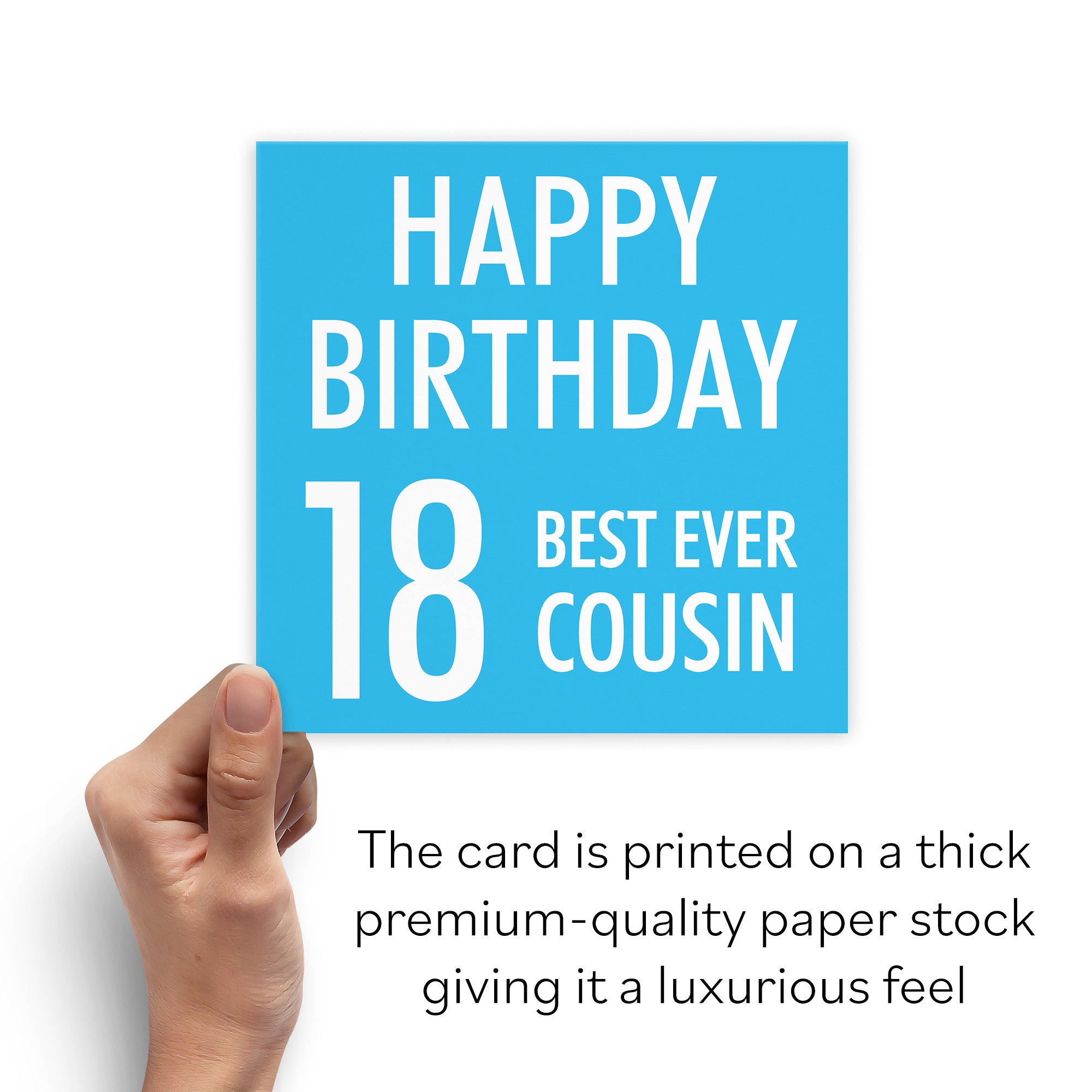 18th Cousin Male Birthday Card Urban Colour - Default Title (B088D9YRYG)