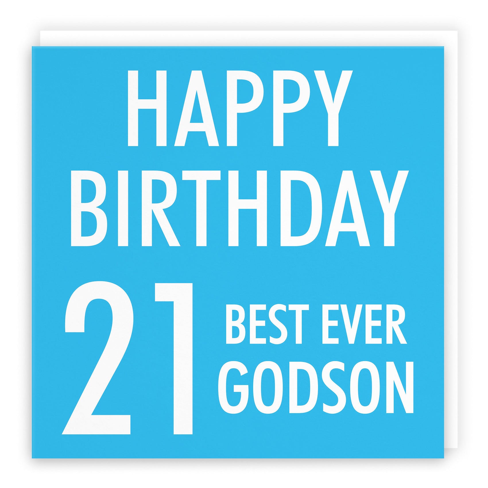 21st Godson Birthday Card Urban Colour - Default Title (B088DLVCS4)