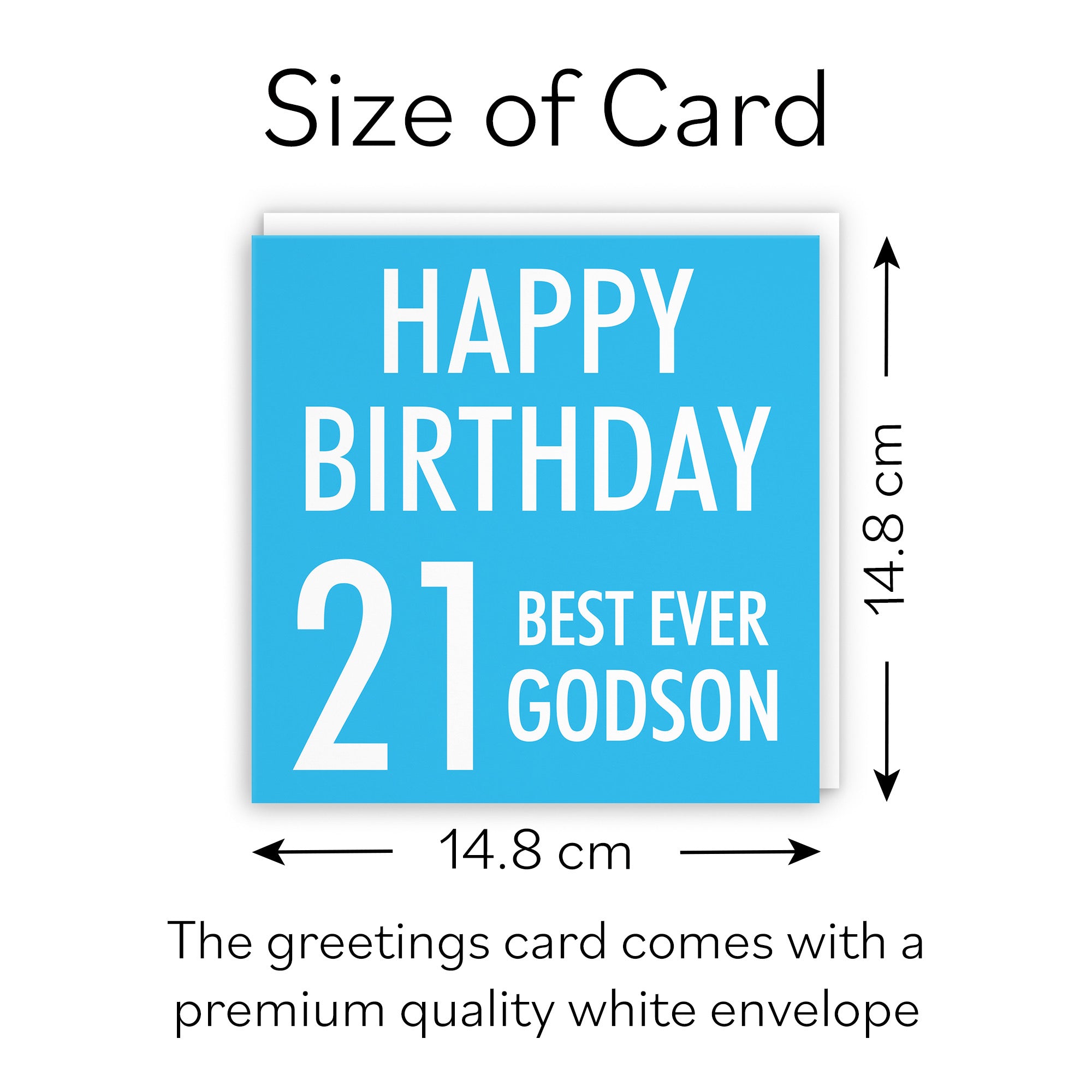 21st Godson Birthday Card Urban Colour - Default Title (B088DLVCS4)