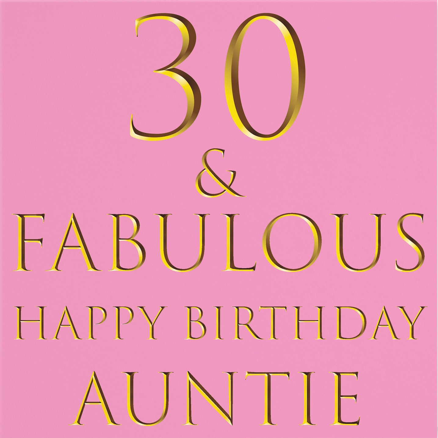 30th Auntie Birthday Card Still Totally Fabulous - Default Title (B088F1ZJR5)