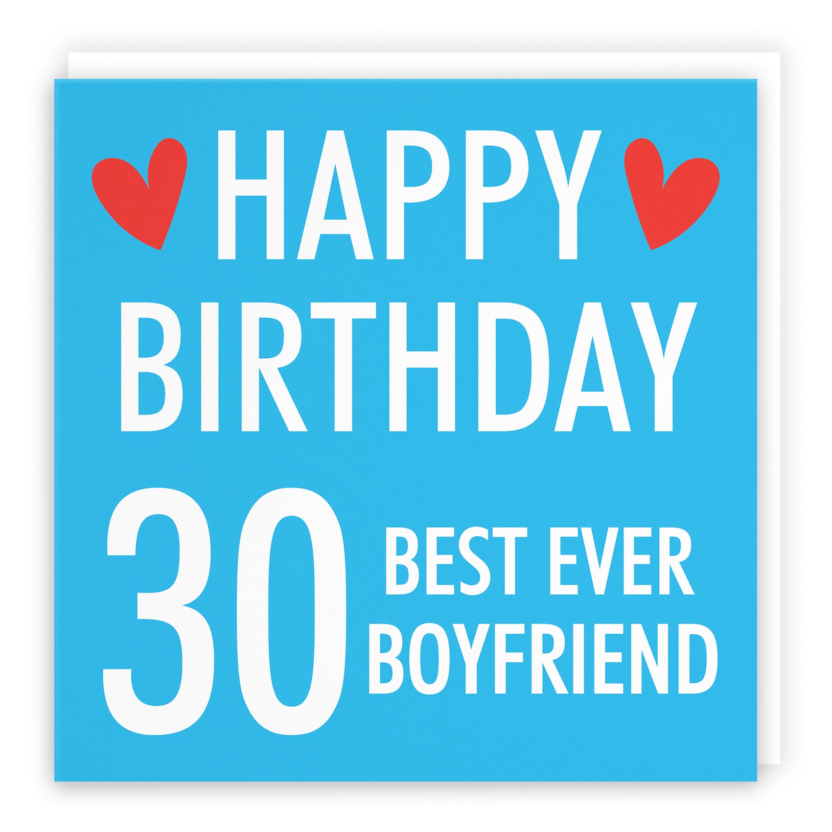 30th Boyfriend Birthday Card Urban Colour - Default Title (B088F2L4MD)