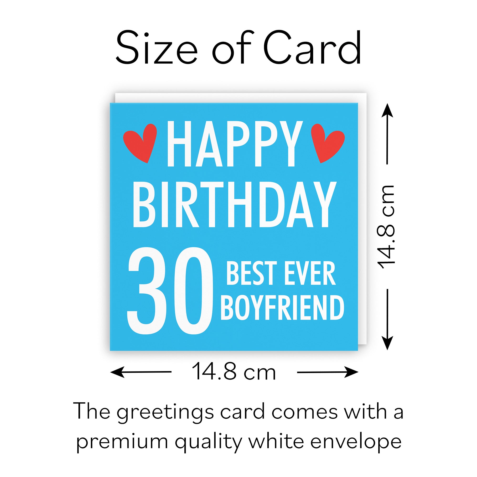 30th Boyfriend Birthday Card Urban Colour - Default Title (B088F2L4MD)