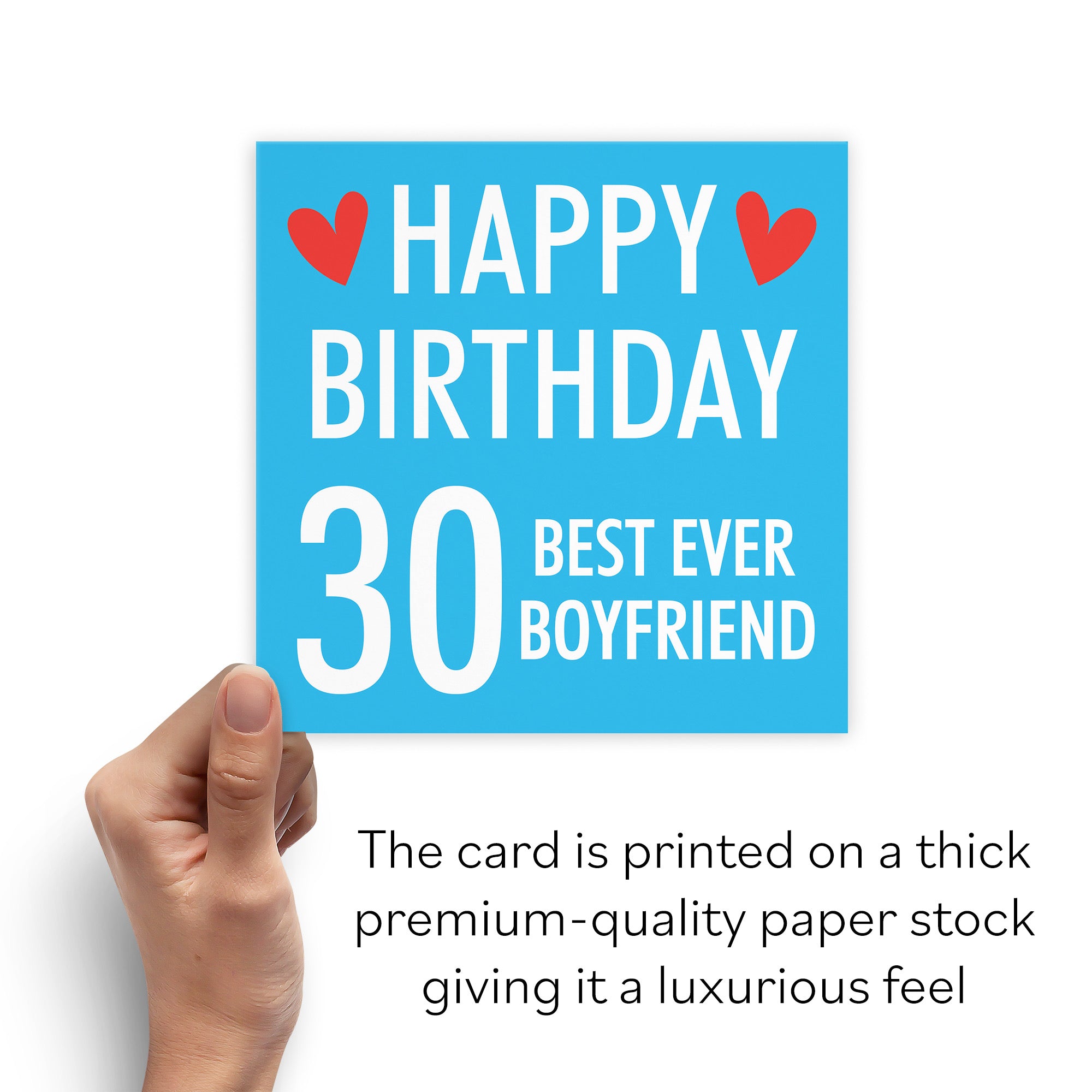 30th Boyfriend Birthday Card Urban Colour - Default Title (B088F2L4MD)