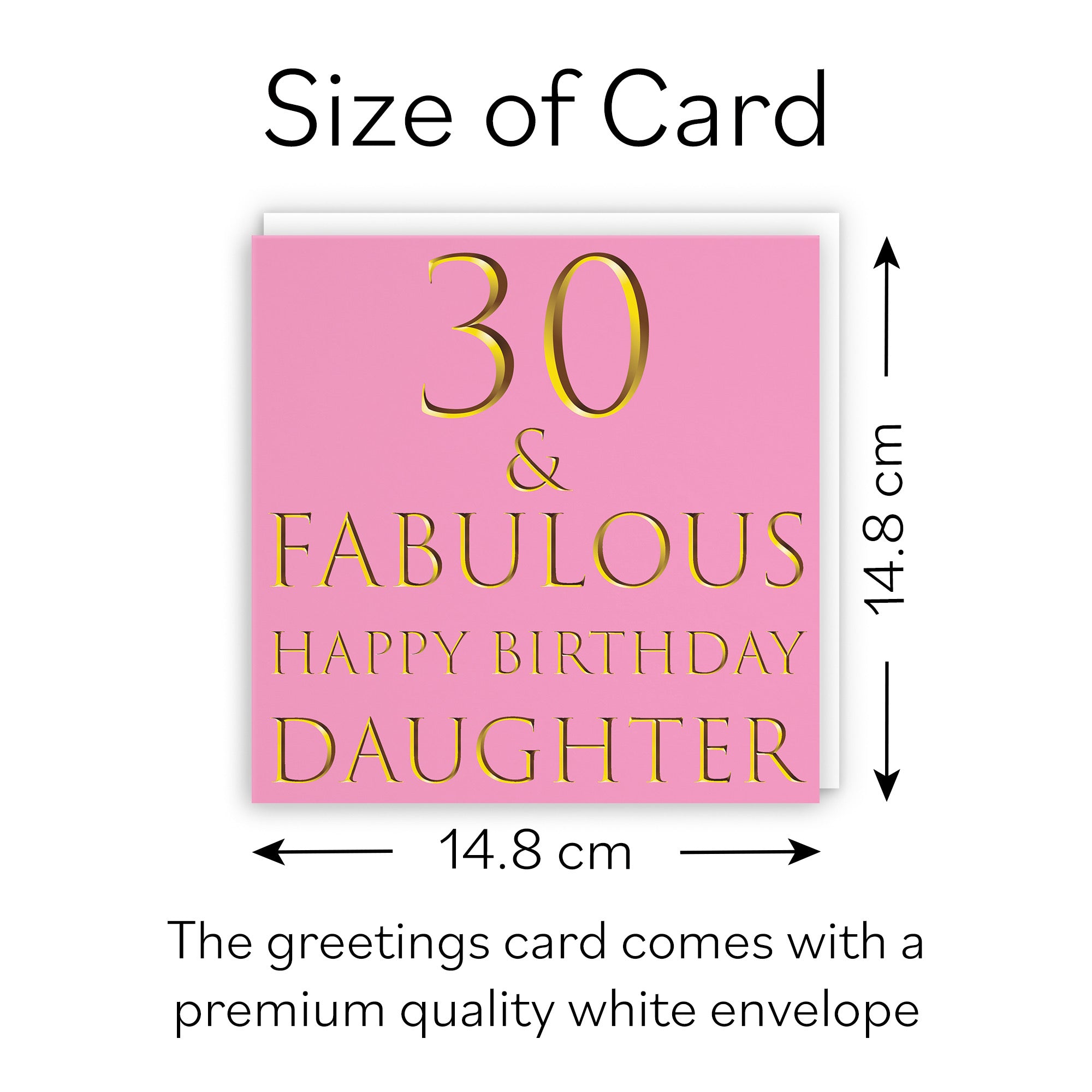 30th Daughter Birthday Card Still Totally Fabulous - Default Title (B088F4QYVG)