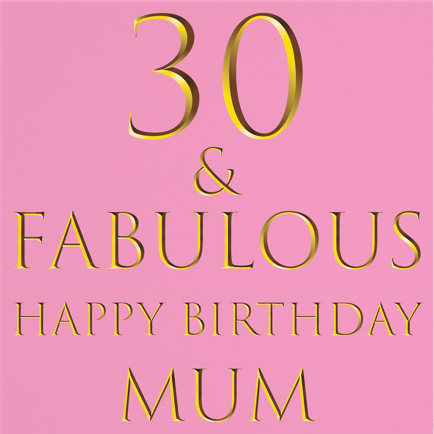 30th Mum Birthday Card Still Totally Fabulous - Default Title (B088F5D5BR)