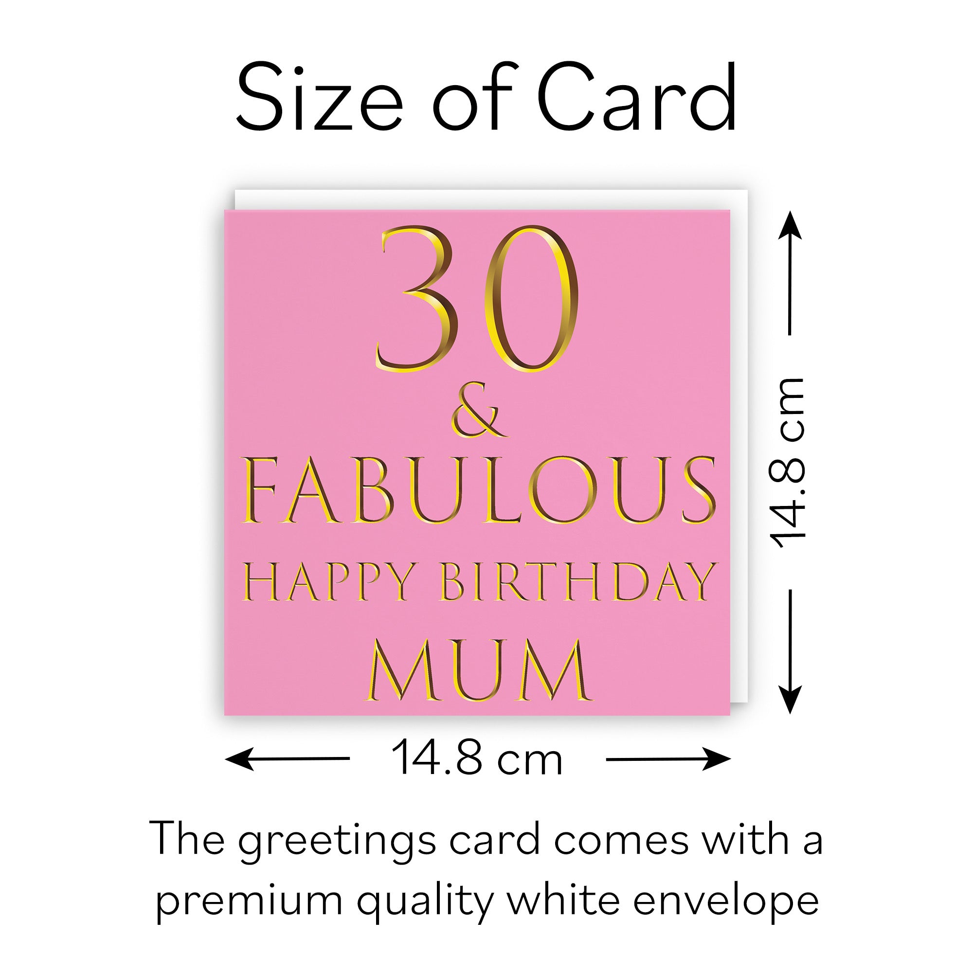 30th Mum Birthday Card Still Totally Fabulous - Default Title (B088F5D5BR)