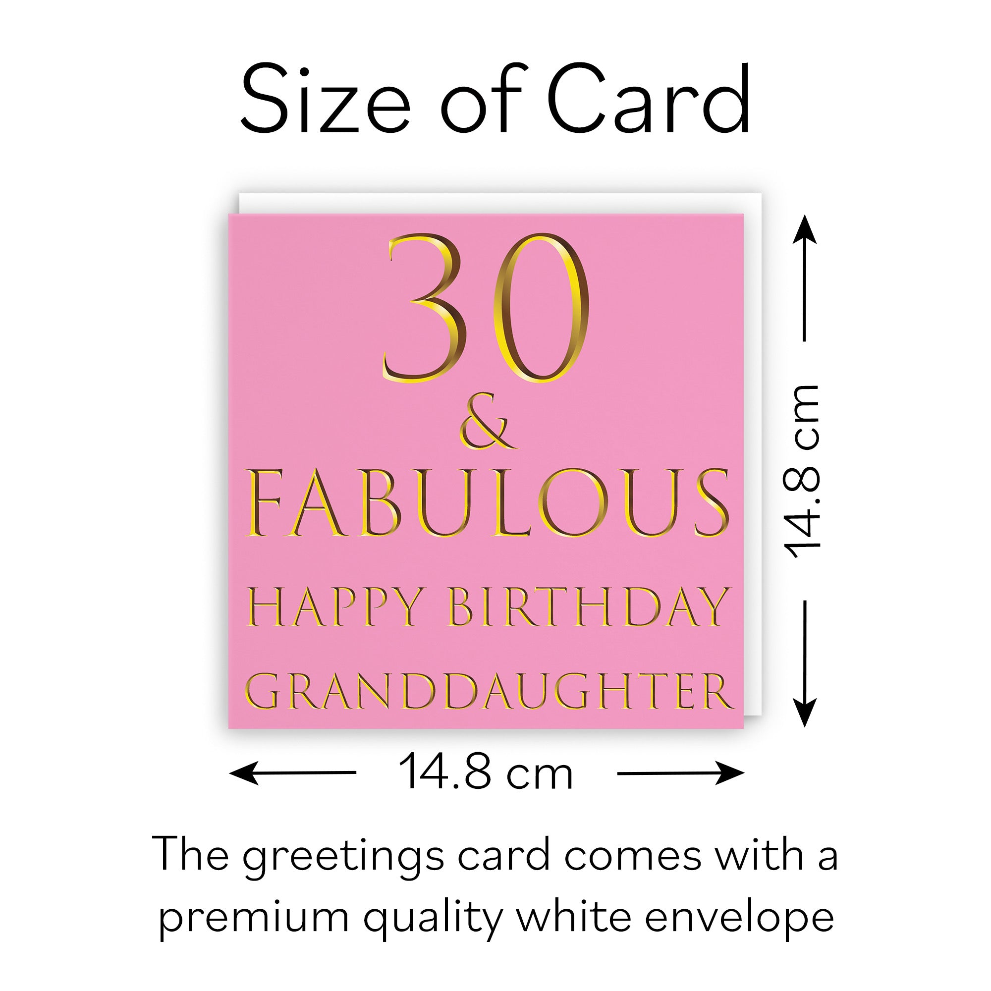 30th Granddaughter Birthday Card Still Totally Fabulous - Default Title (B088F5TT9W)