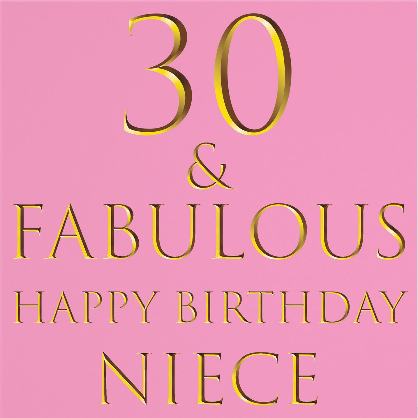 30th Niece Birthday Card Still Totally Fabulous - Default Title (B088F6NCF3)