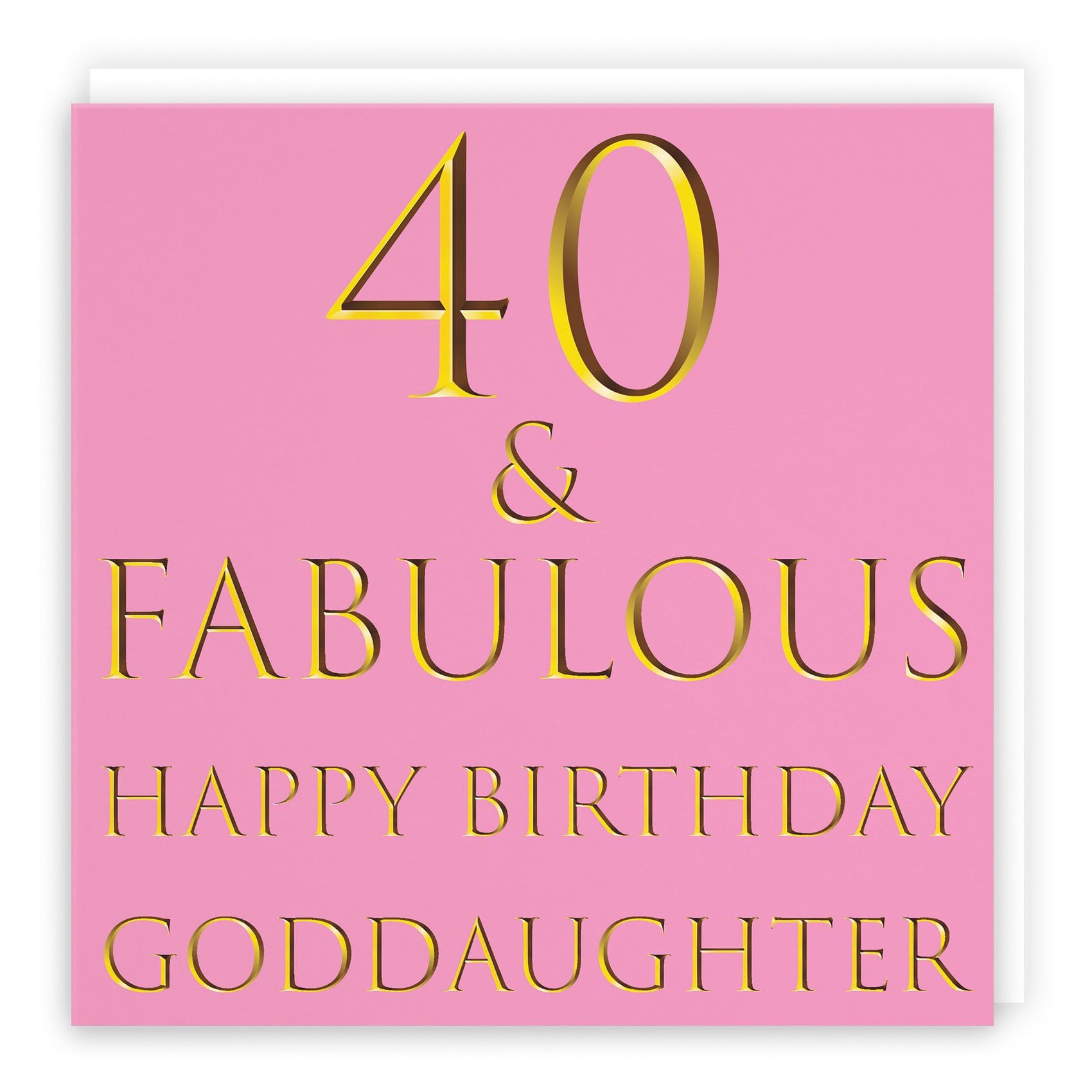 40th Goddaughter Birthday Card Still Totally Fabulous - Default Title (B088F7JSLL)