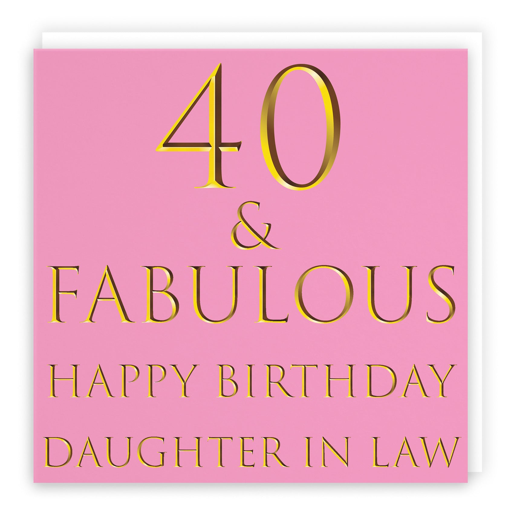 40th Daughter In Law Birthday Card Still Totally Fabulous - Default Title (B088FN8TWD)