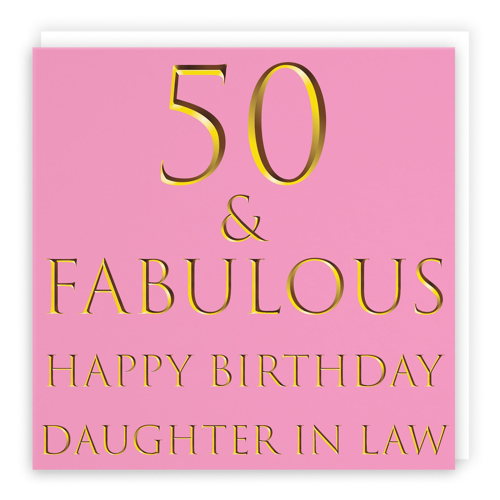 50th Daughter In Law Birthday Card Still Totally Fabulous - Default Title (B088G389PQ)