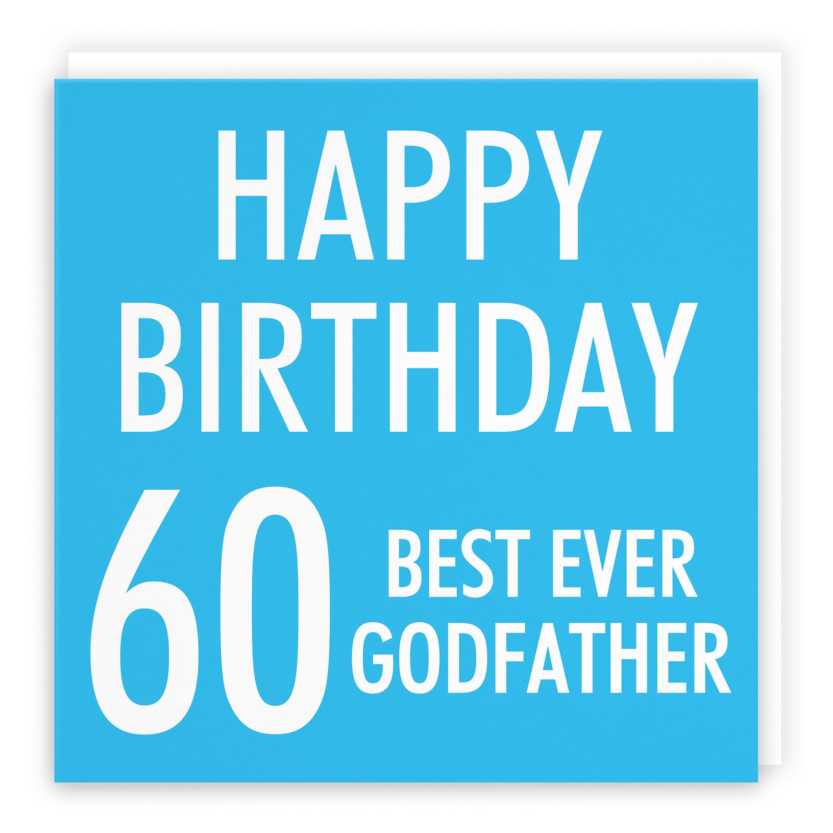 60th Godfather Birthday Card Urban Colour - Default Title (B088GMHGSK)