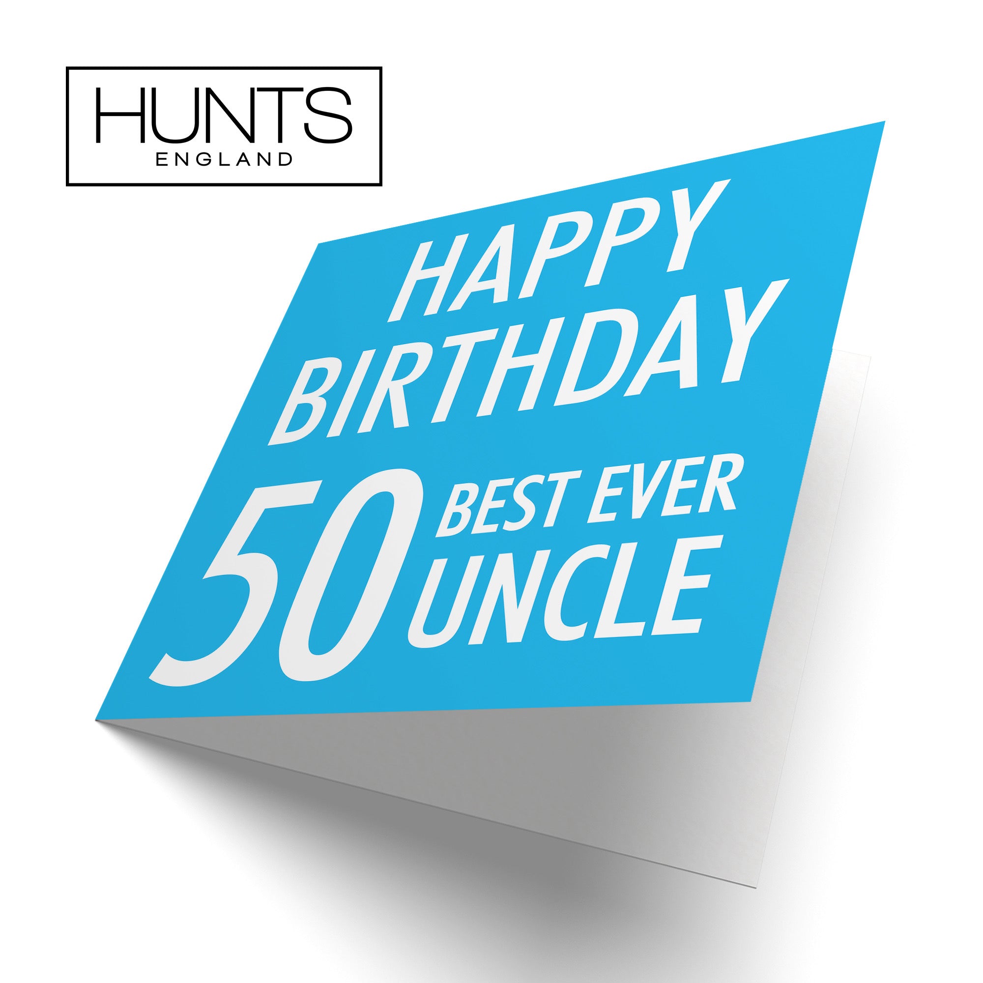 50th Uncle Birthday Card Urban Colour - Default Title (B088GZ535B)