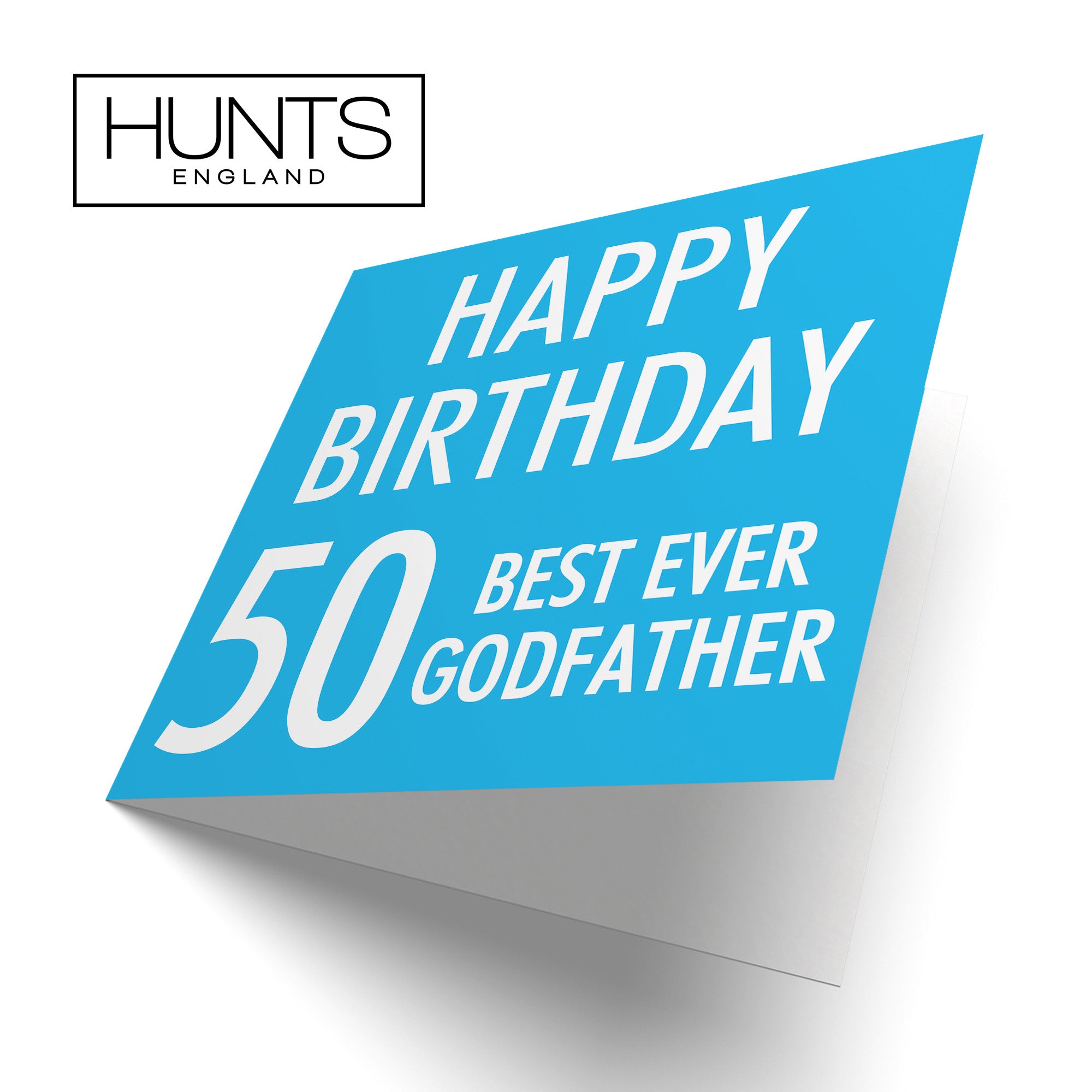 50th Godfather Birthday Card Urban Colour - Default Title (B088H12NTY)