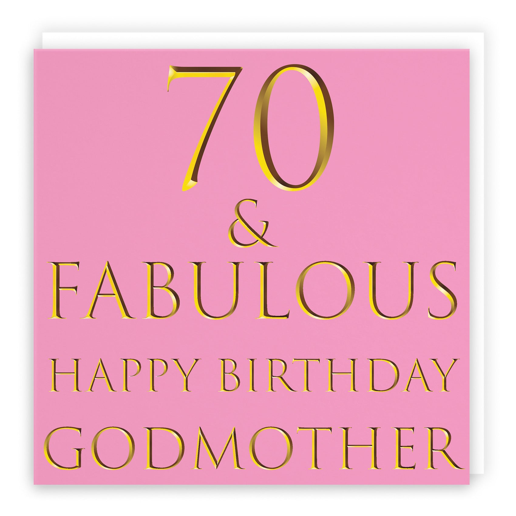 70th Godmother Birthday Card Still Totally Fabulous - Default Title (B088H7ZHV1)