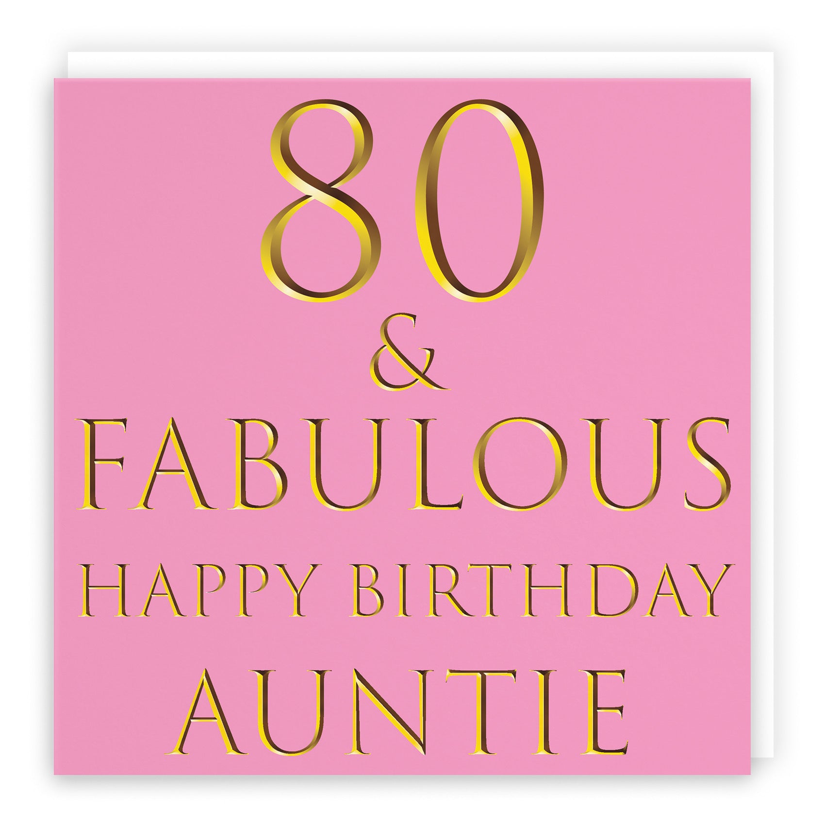 80th Auntie Birthday Card Still Totally Fabulous - Default Title (B088KK4QJN)