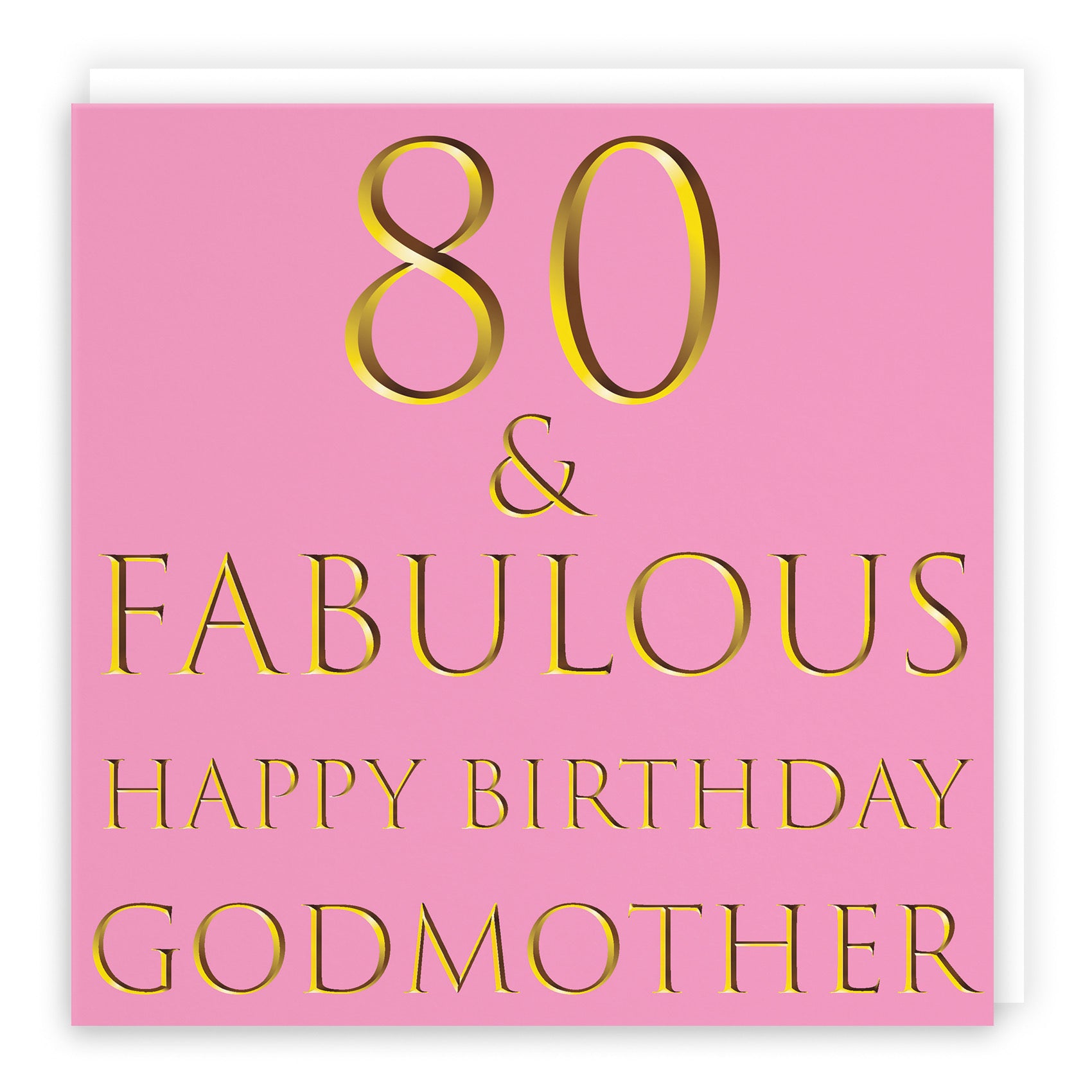 80th Godmother Birthday Card Still Totally Fabulous - Default Title (B088KLJ4WW)