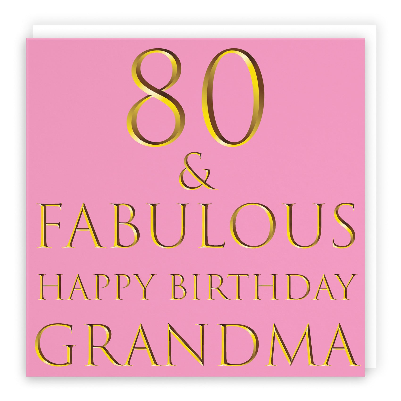 80th Grandma Birthday Card Still Totally Fabulous - Default Title (B088KLX4M9)